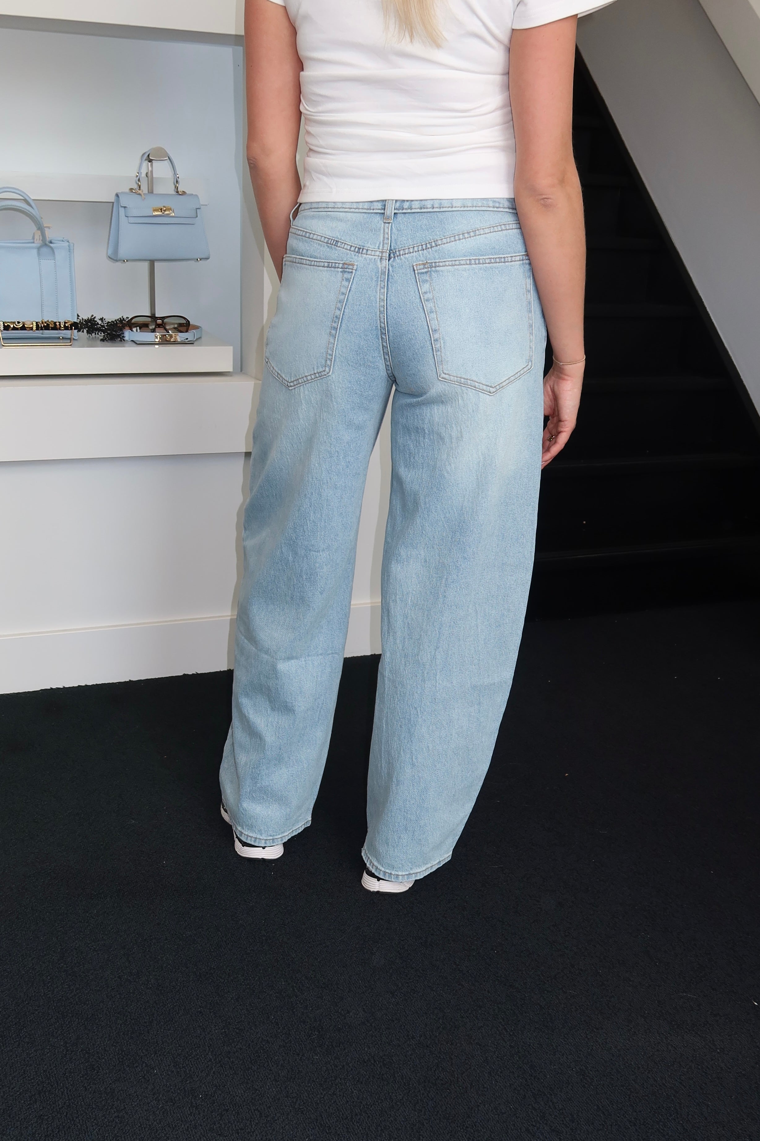 Laulia Fold Over Full Length Jeans 6062
