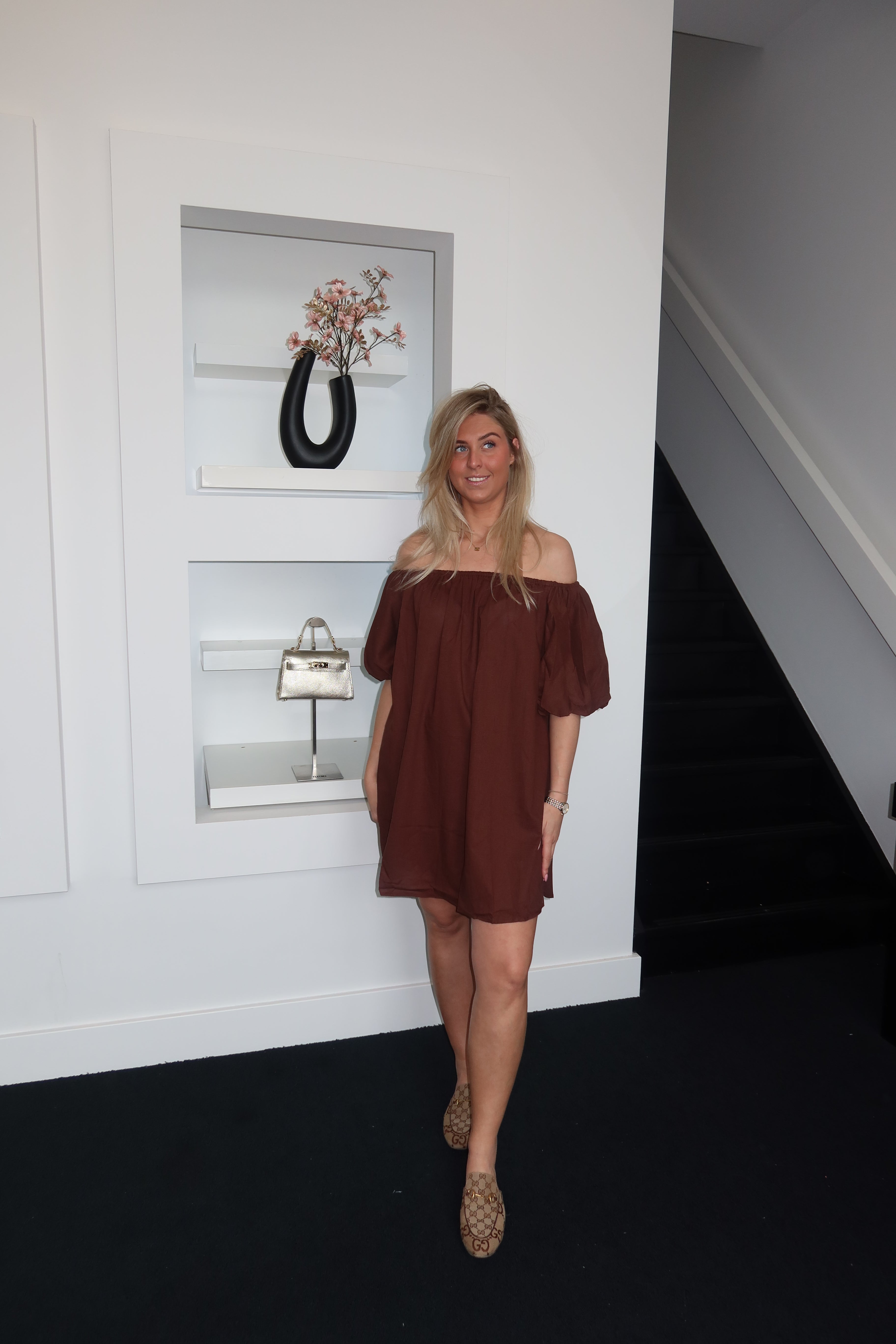 Endless Summer Dress Brown 8997