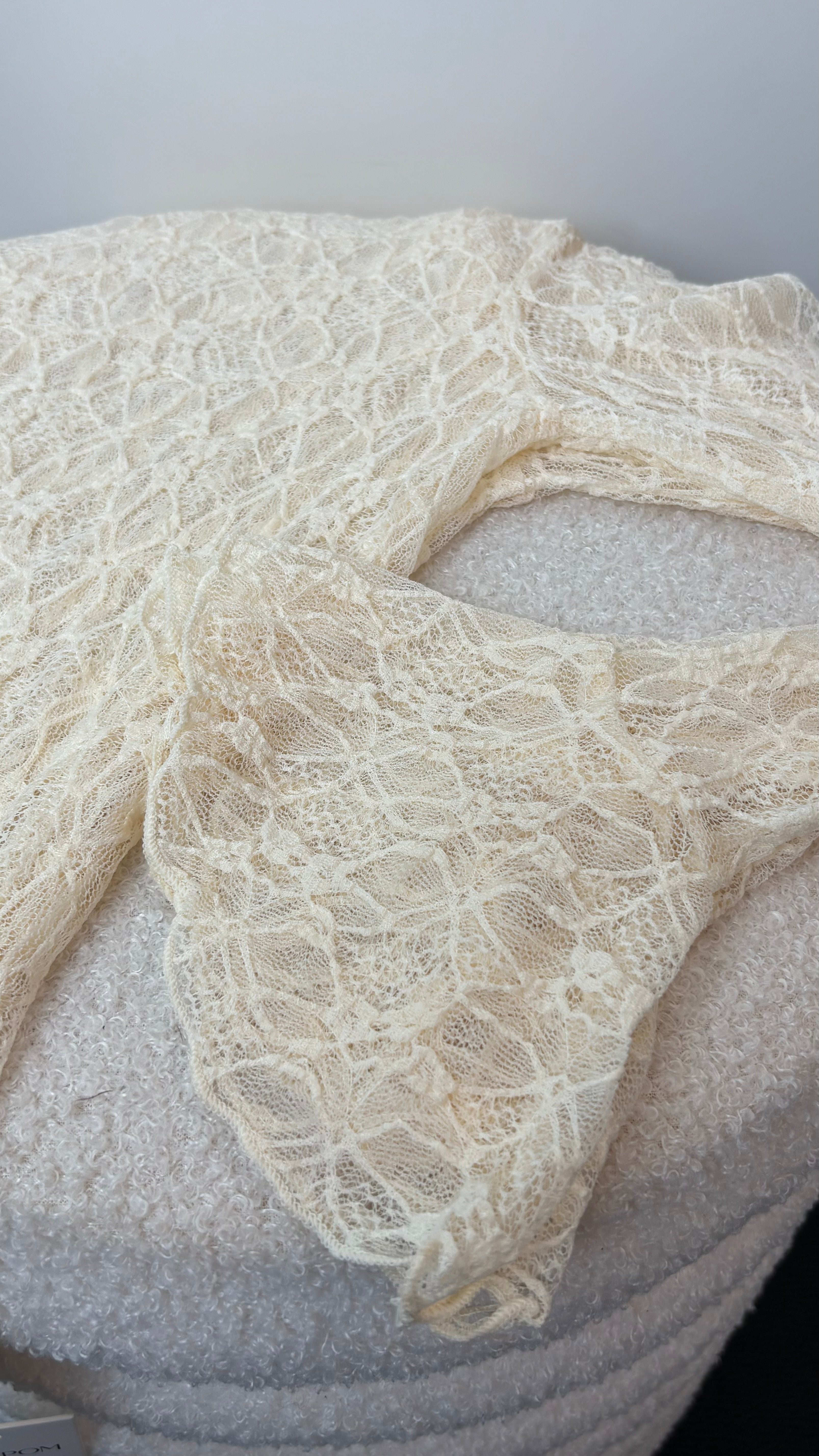 Macy Lace Top Beige 24219