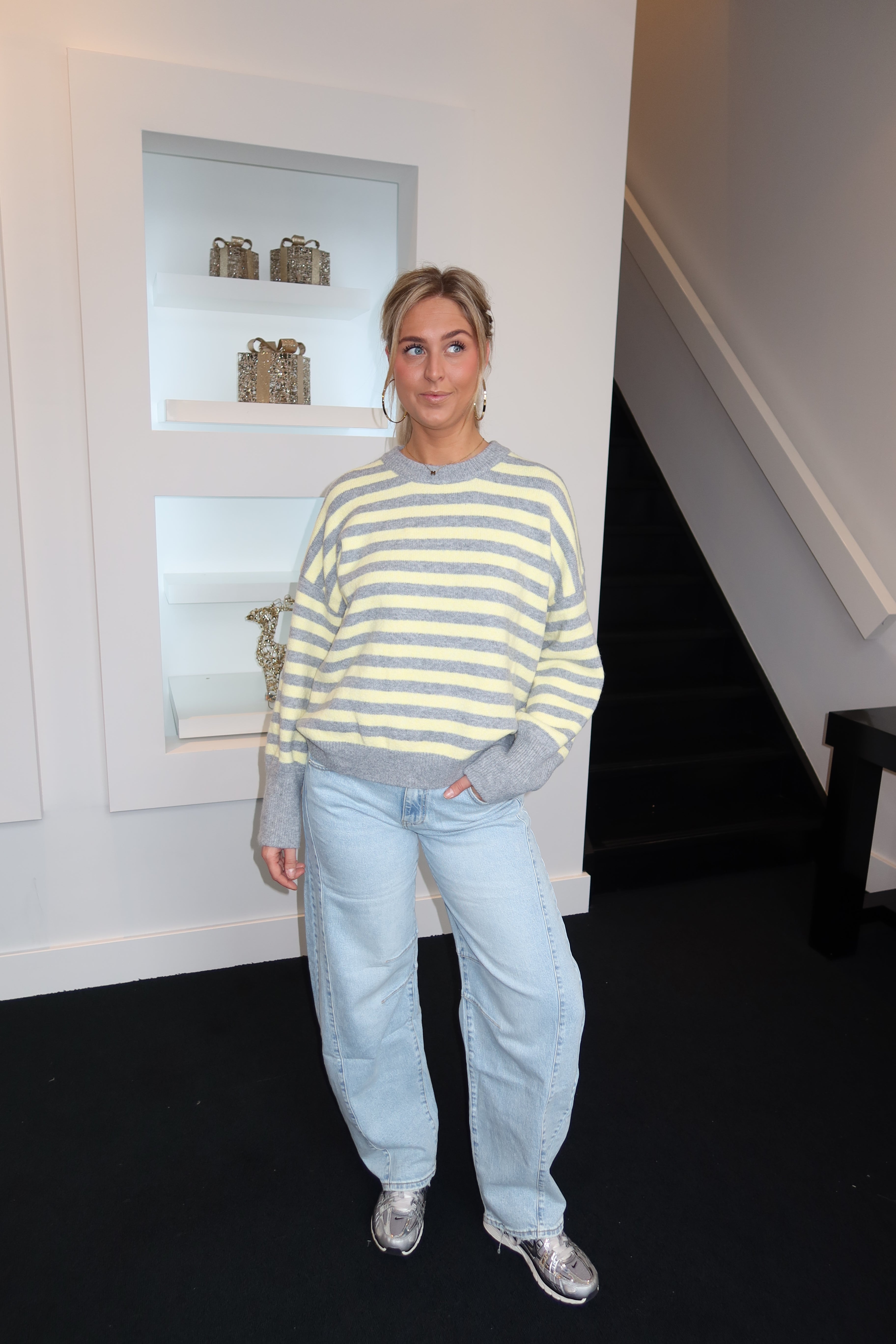 Marlotte Striped Knit Yellow 7006