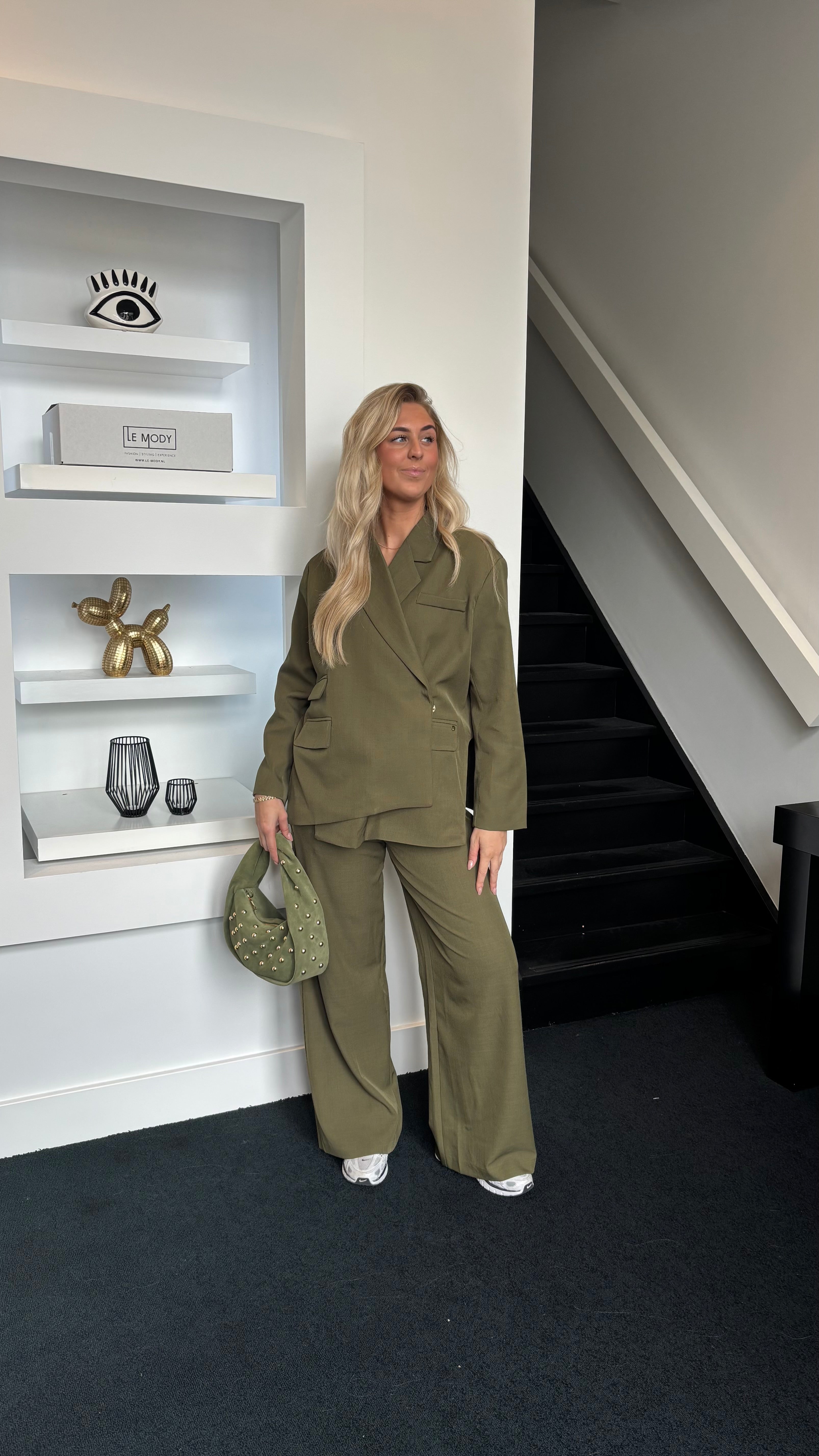 Gris Pantalon Olive