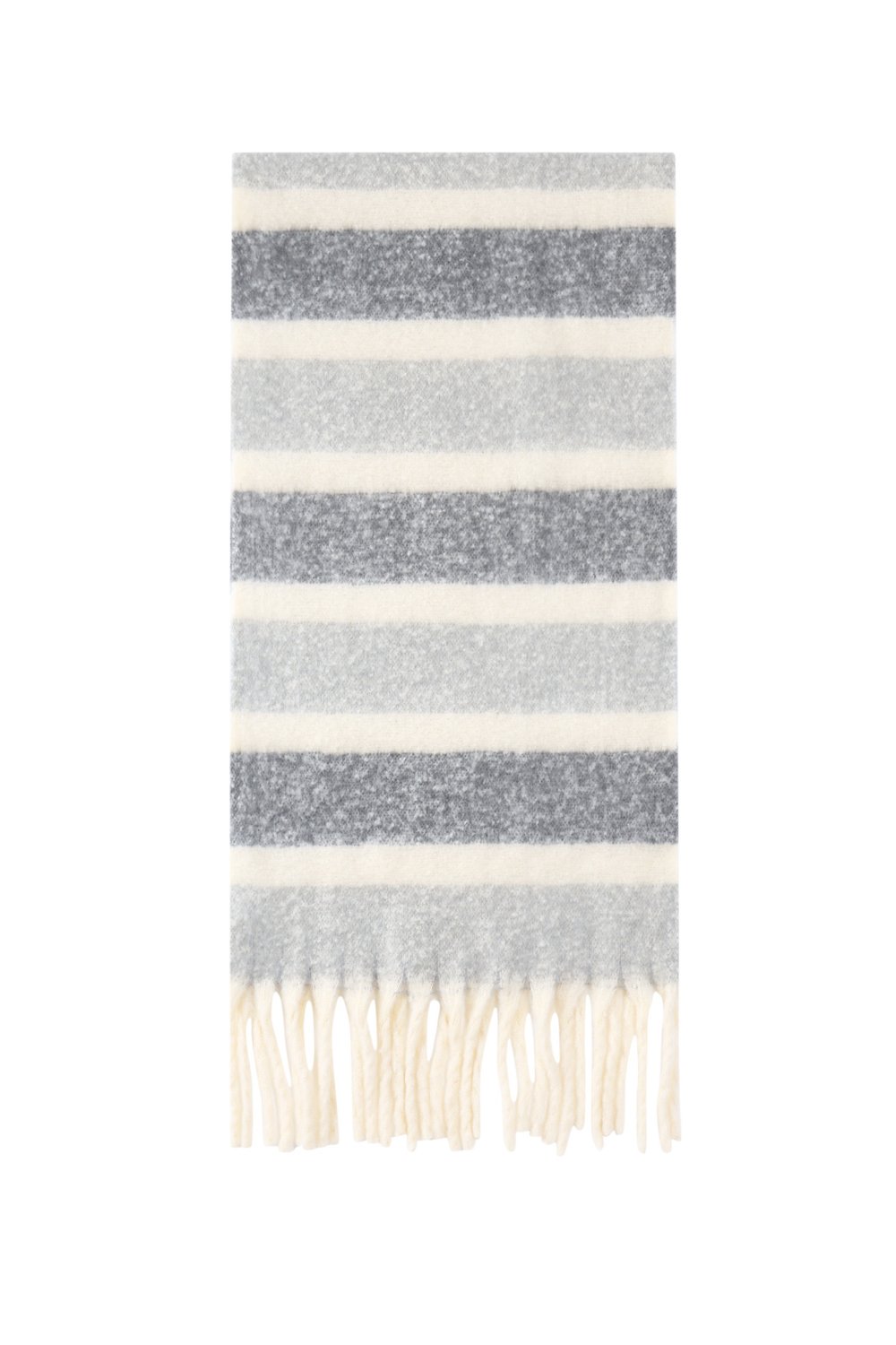 Striped Grey Scarf