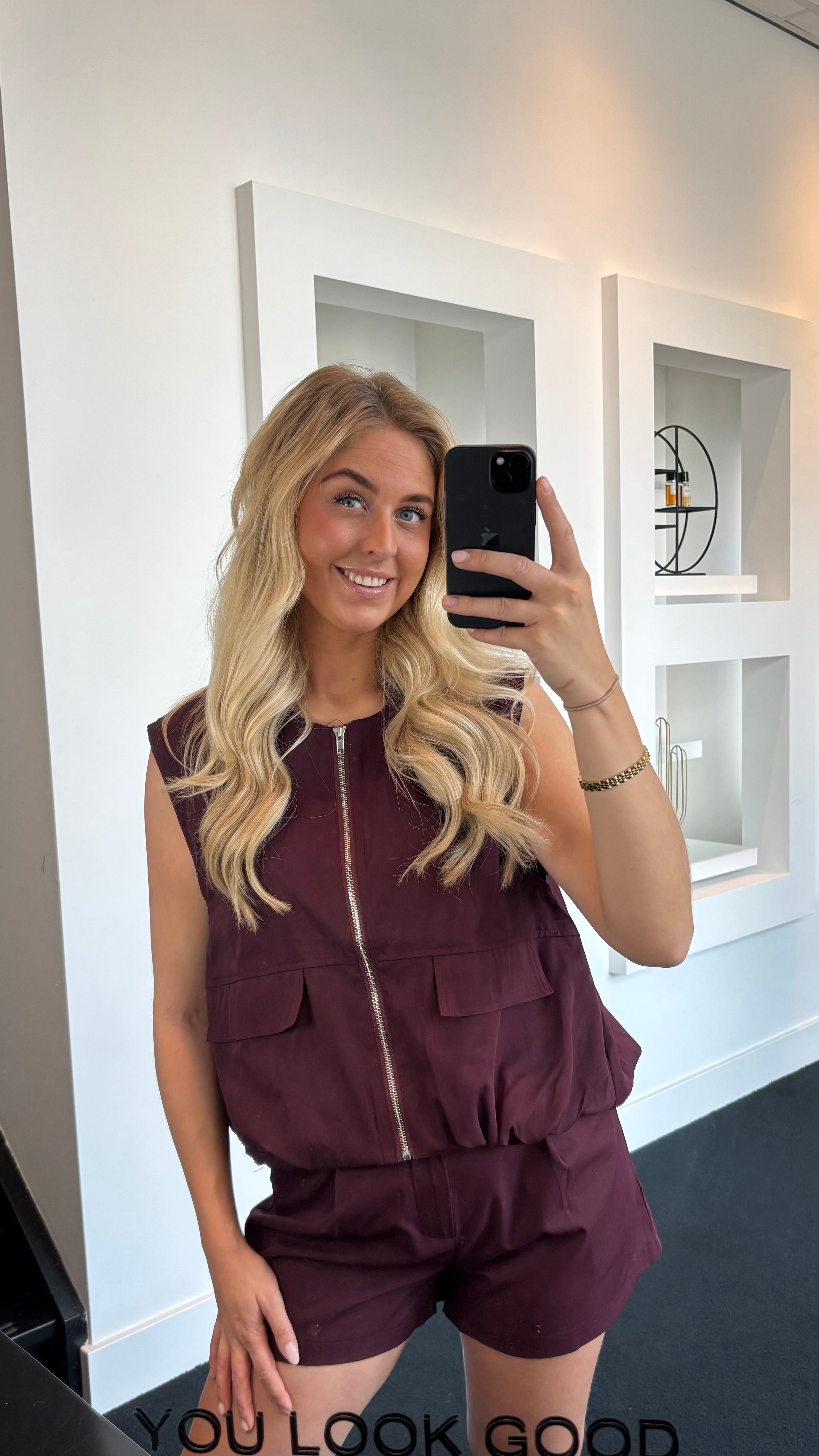 Red Wine Two Piece Set