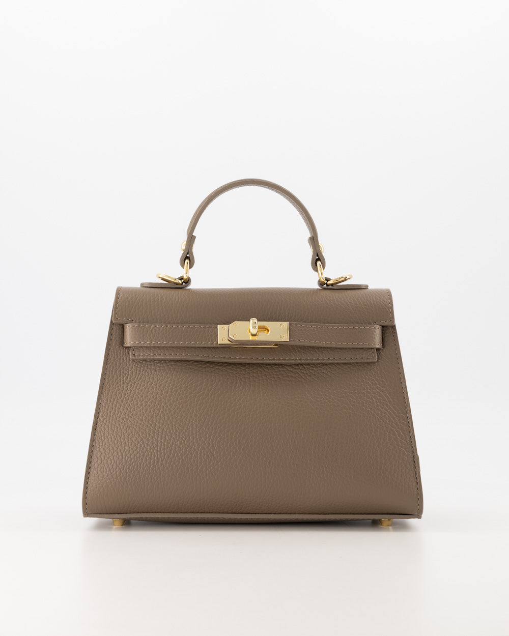 Kella Medium Leather Bag Taupe