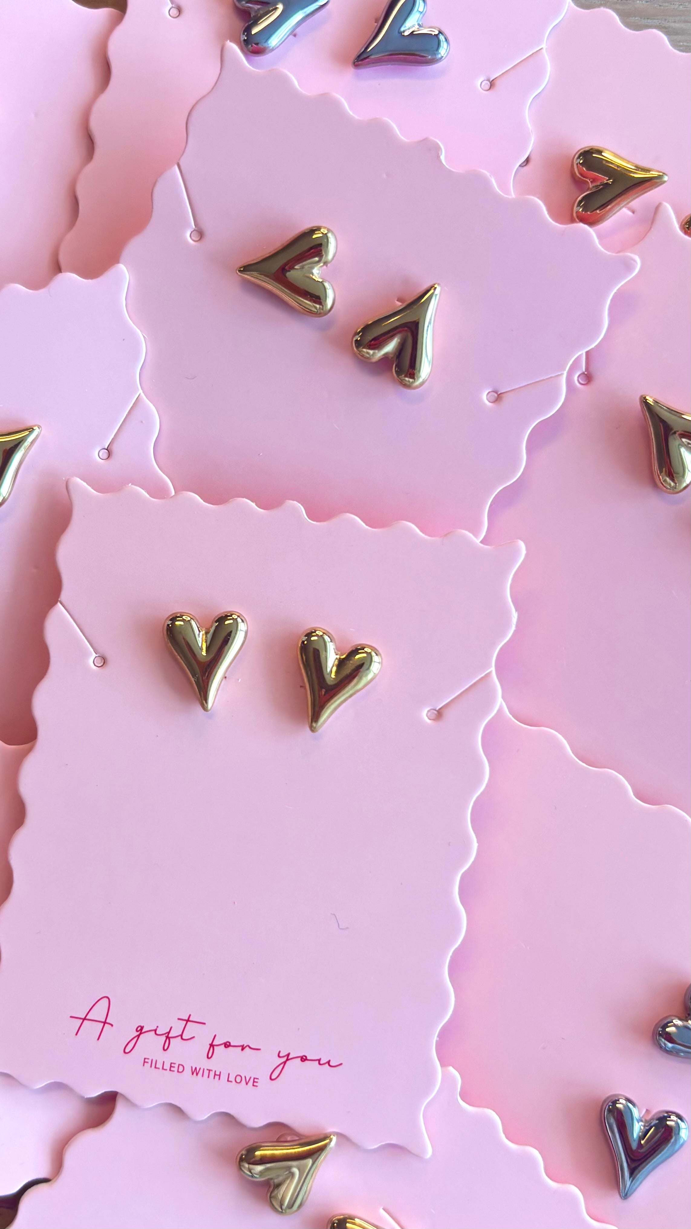 Heart Dots Earrings