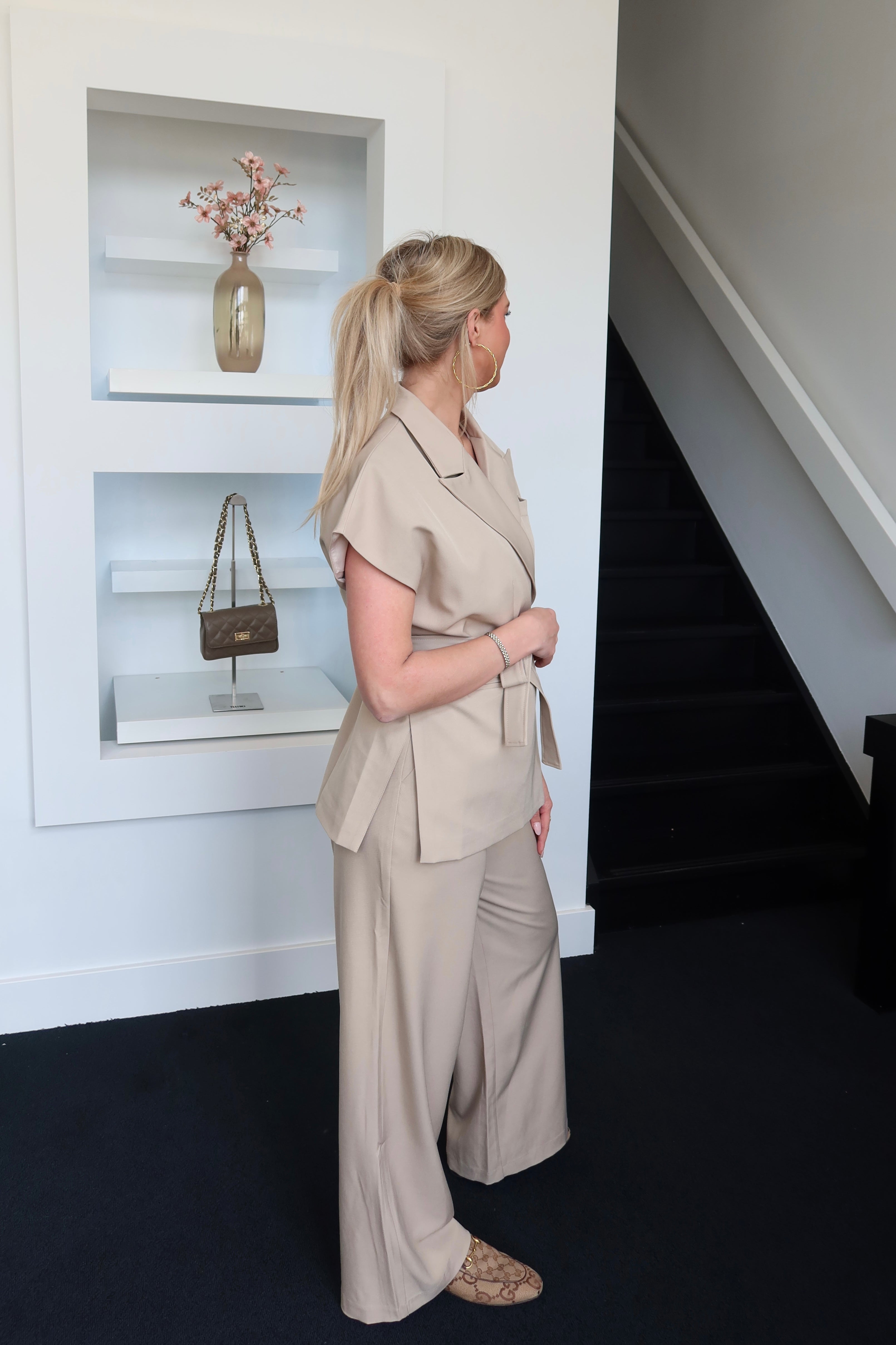 Mirte Blazer Gilet Beige