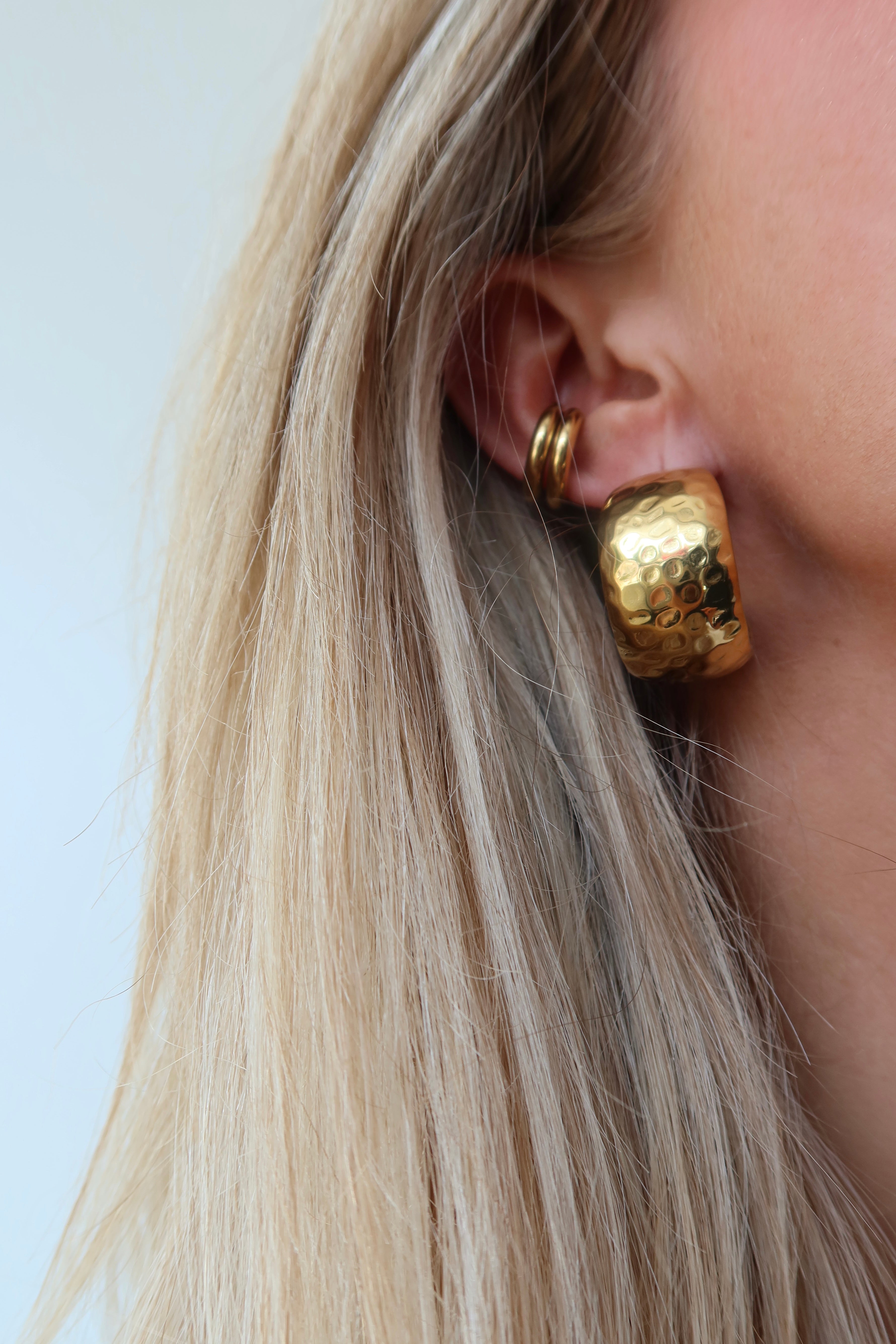 Noelle Hoops Gold