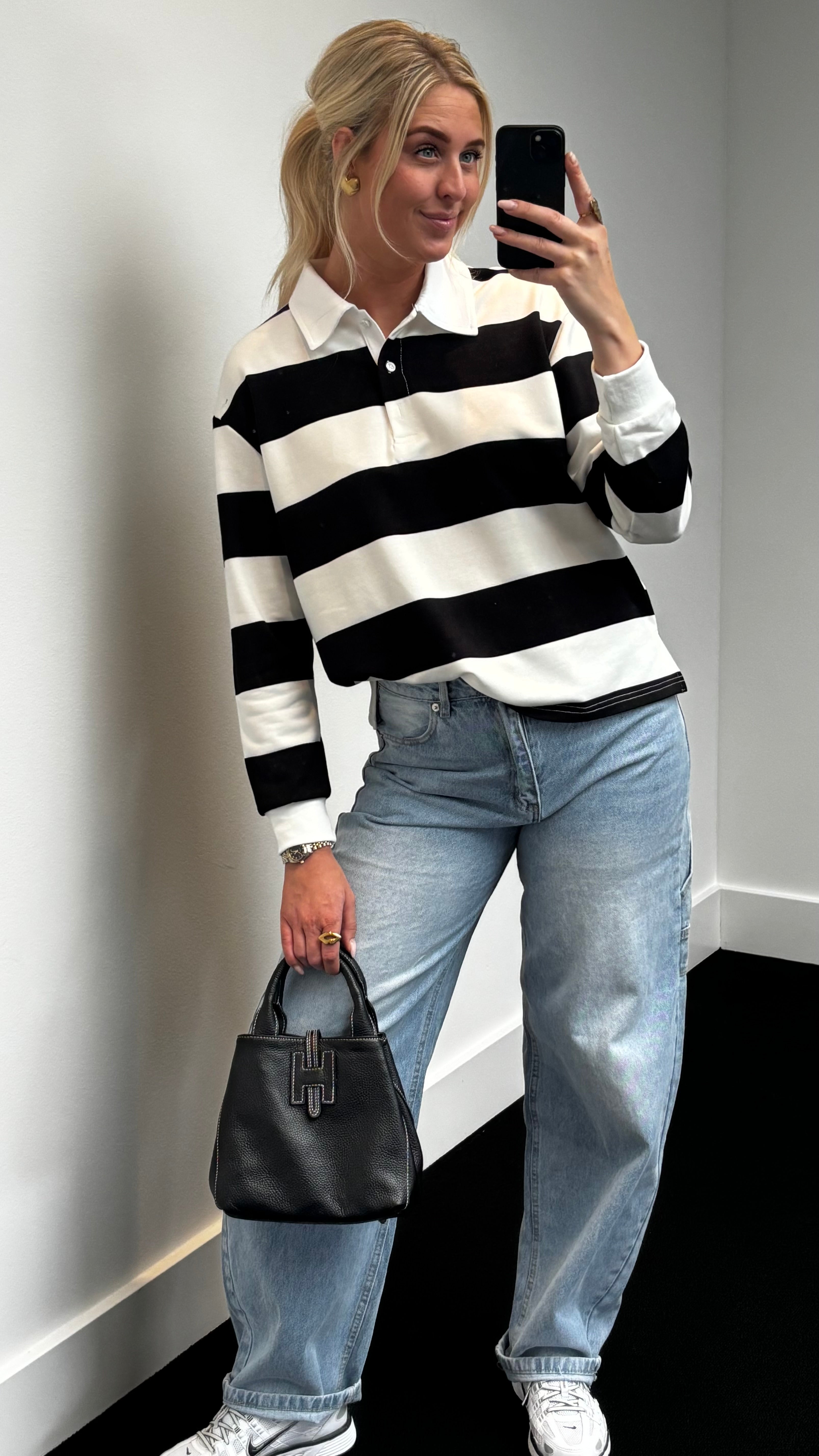 Boyfriend Striped Polo 9929