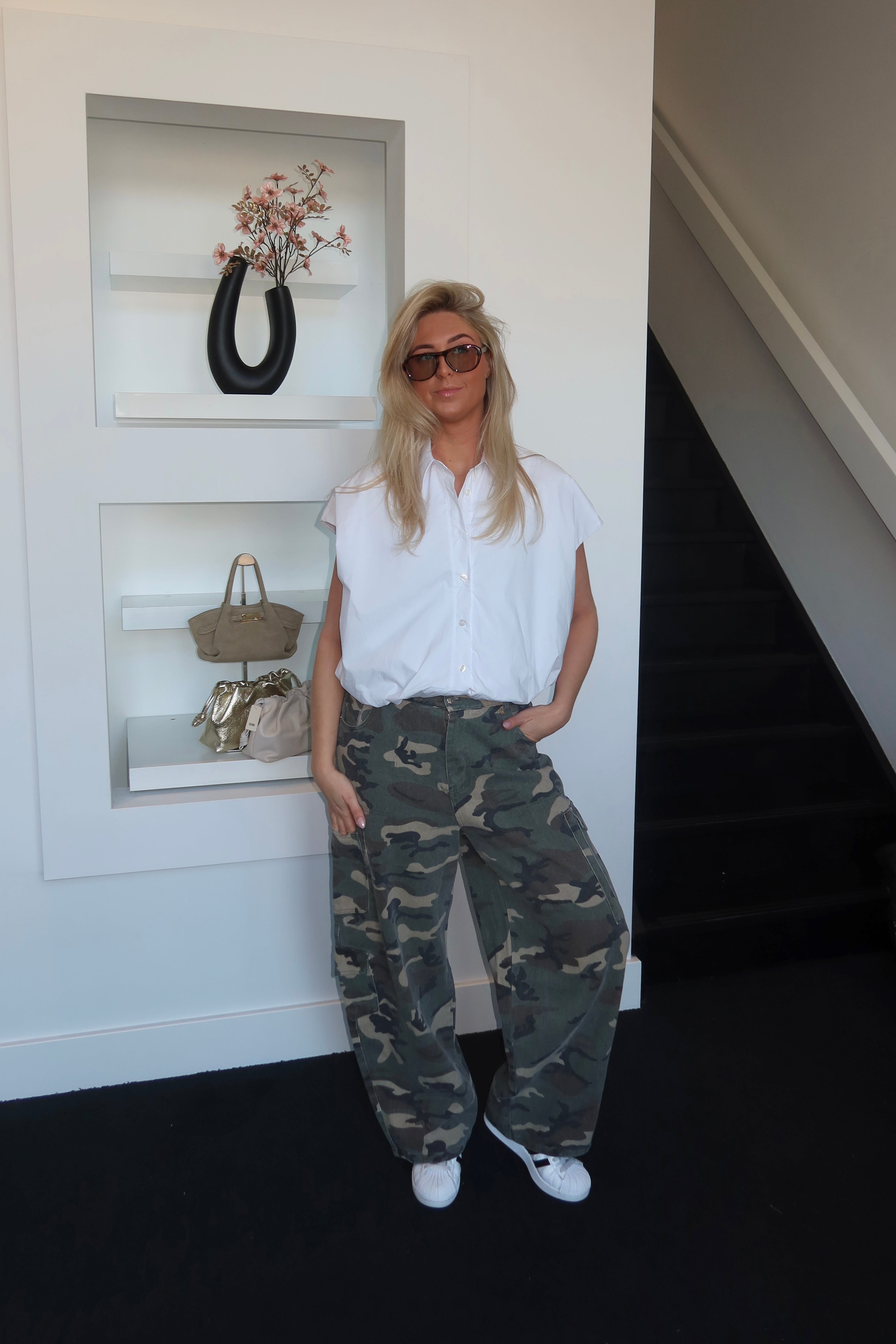 Caby Baggy Jeans Camouflage