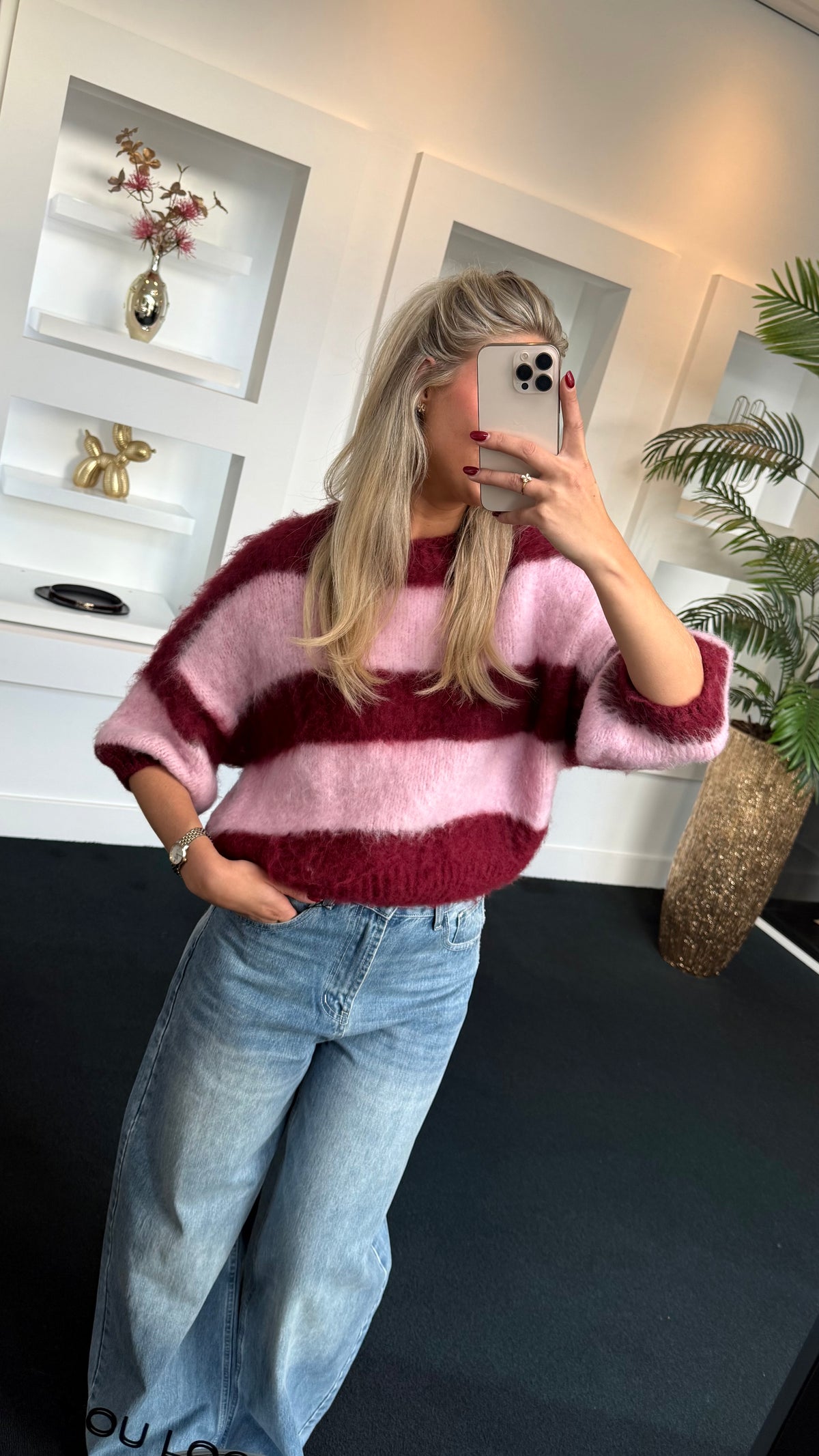 Ambika Cherry Crush Knit Sweater