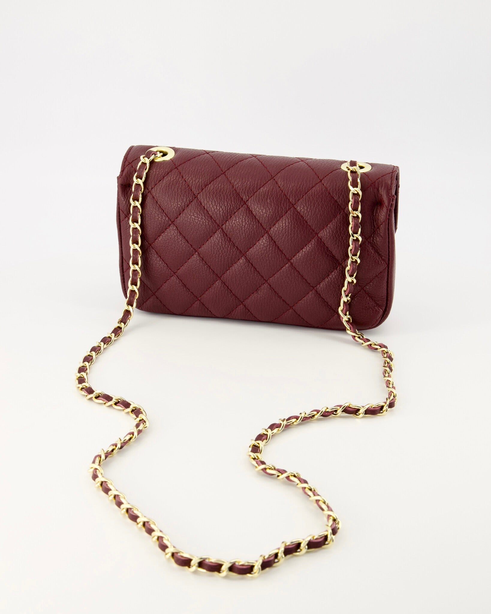 Sophia Leather Bag Burgundy