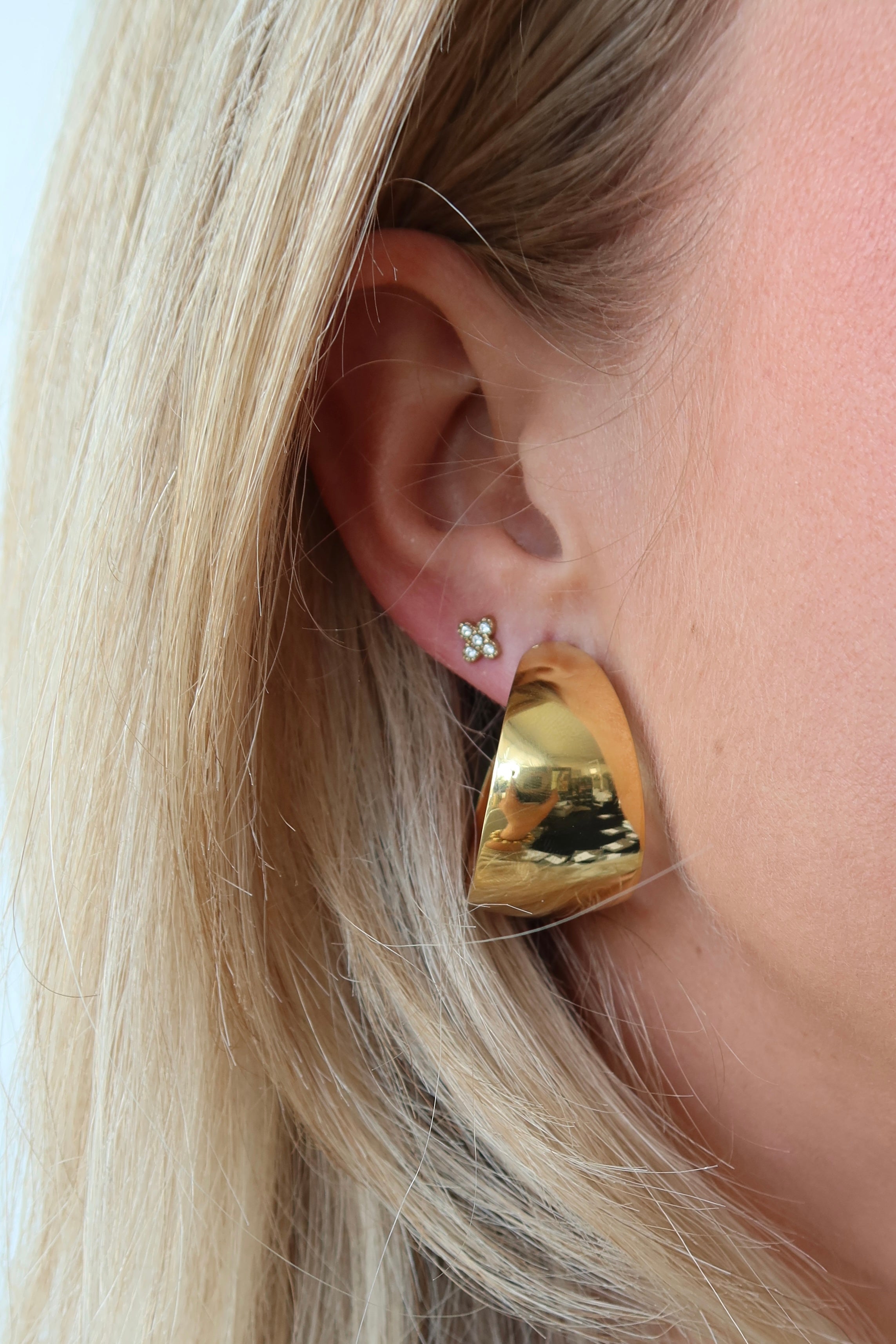 Classic Golden Hoops