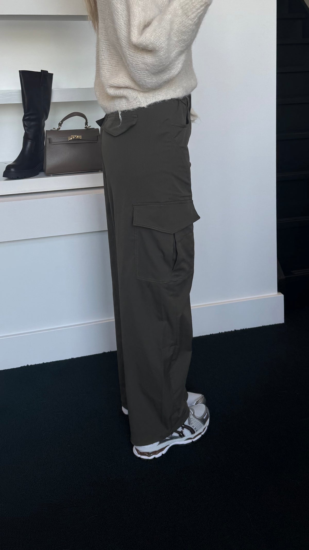 Alyna Cargo Pants Green