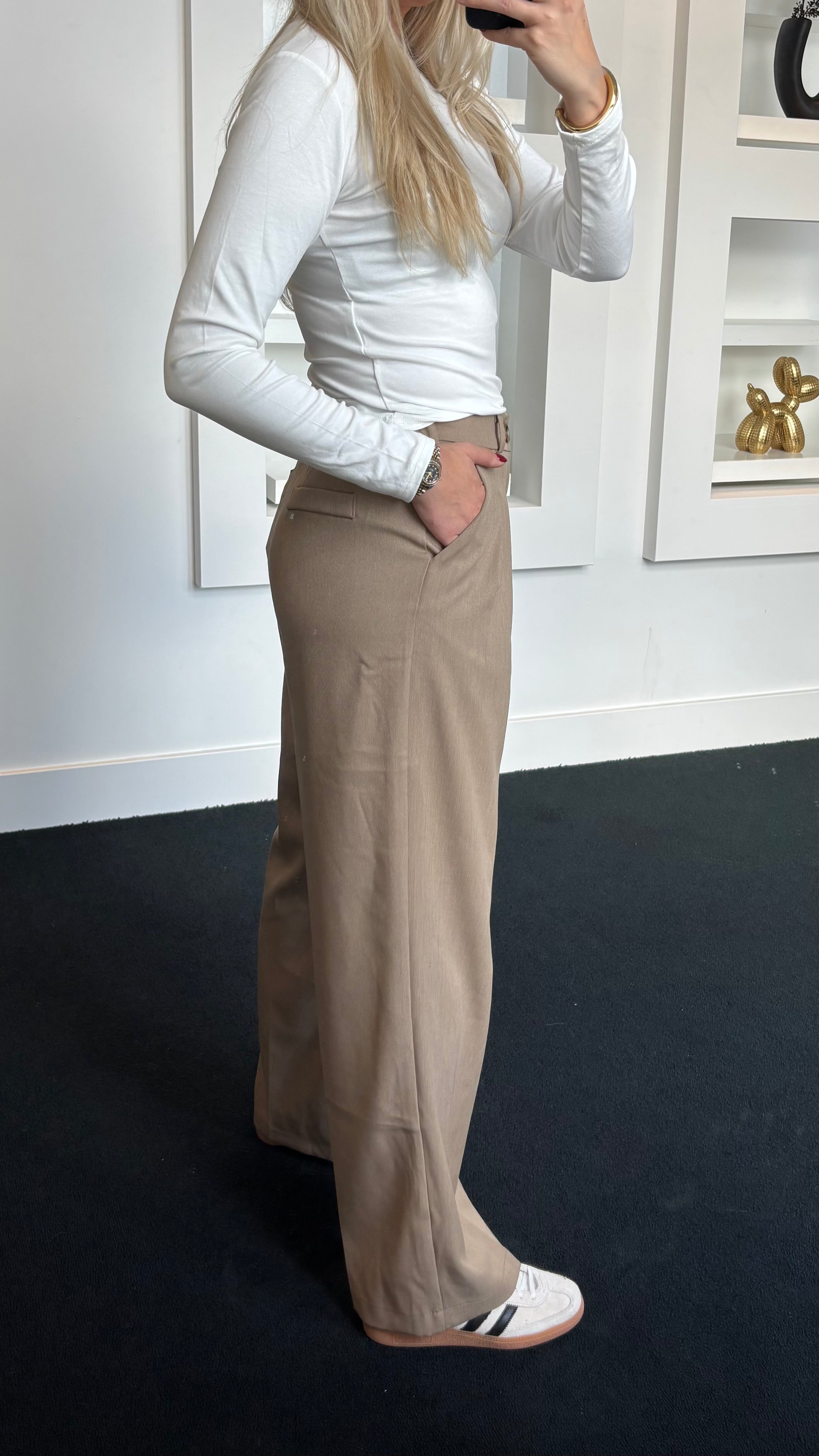 Romy Pantalon Taupe 2473