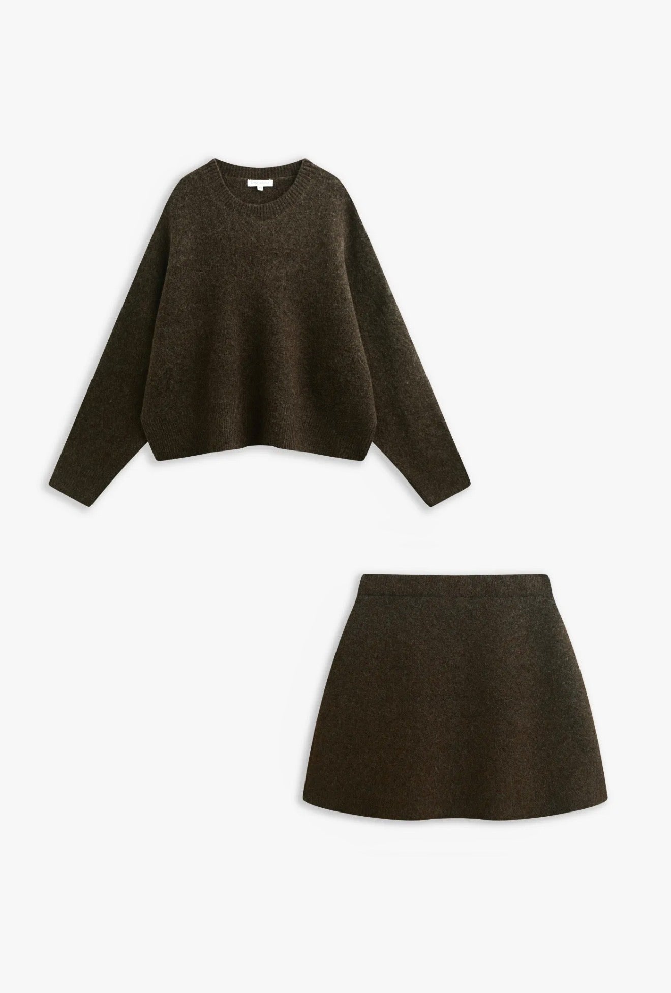 PRE ORDER Serena Two Piece Set Brown 219-10