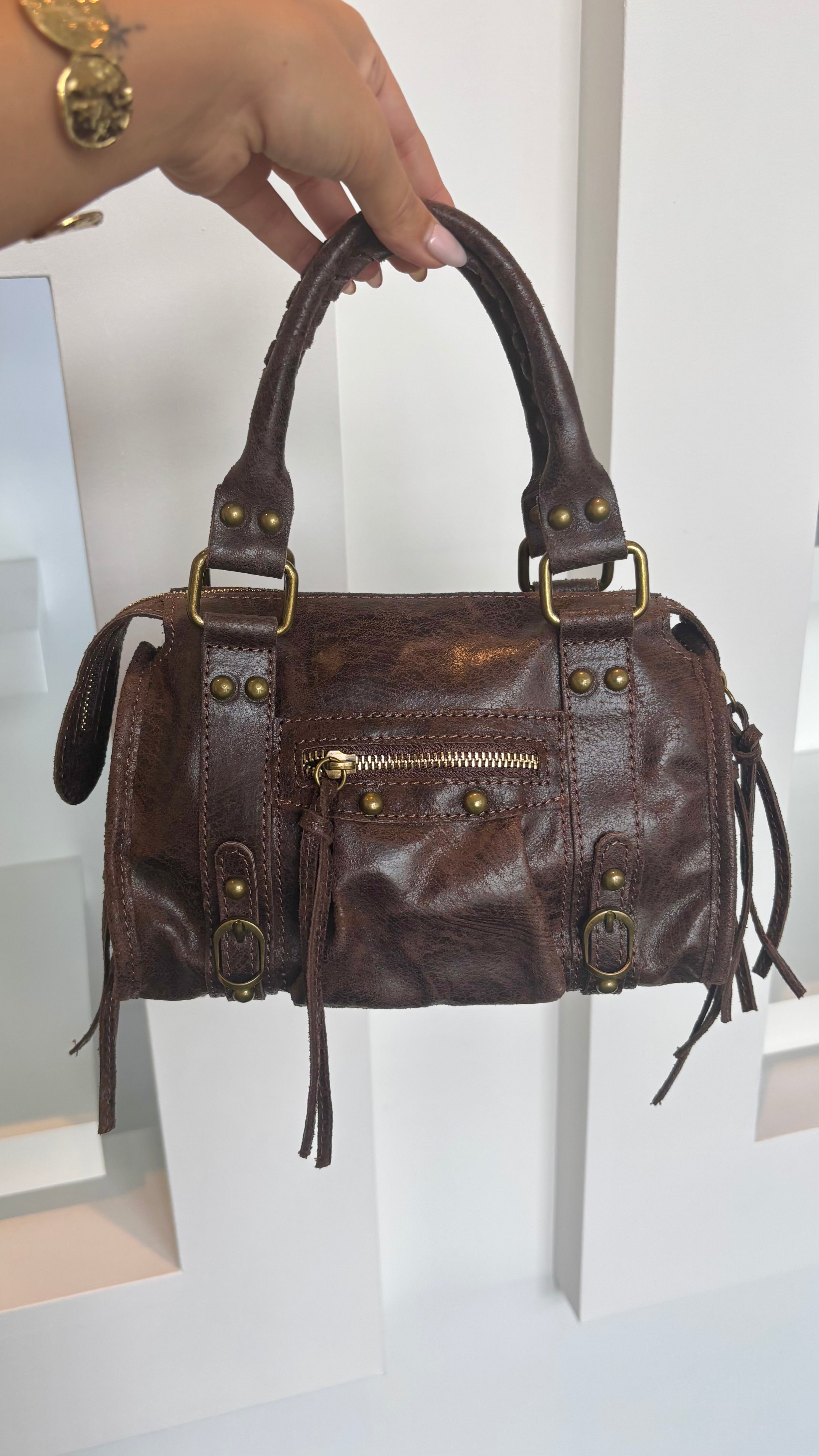 City Leather Bag Brown