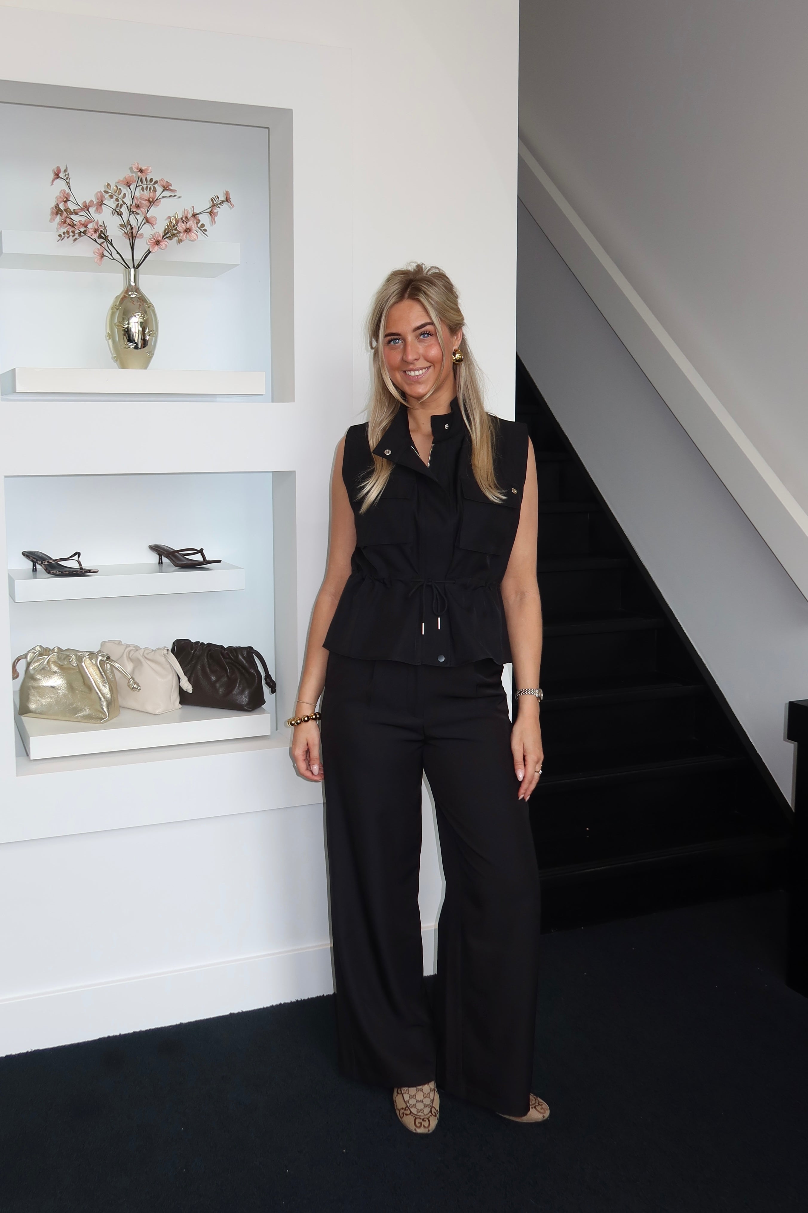 Ayla Gilet Black