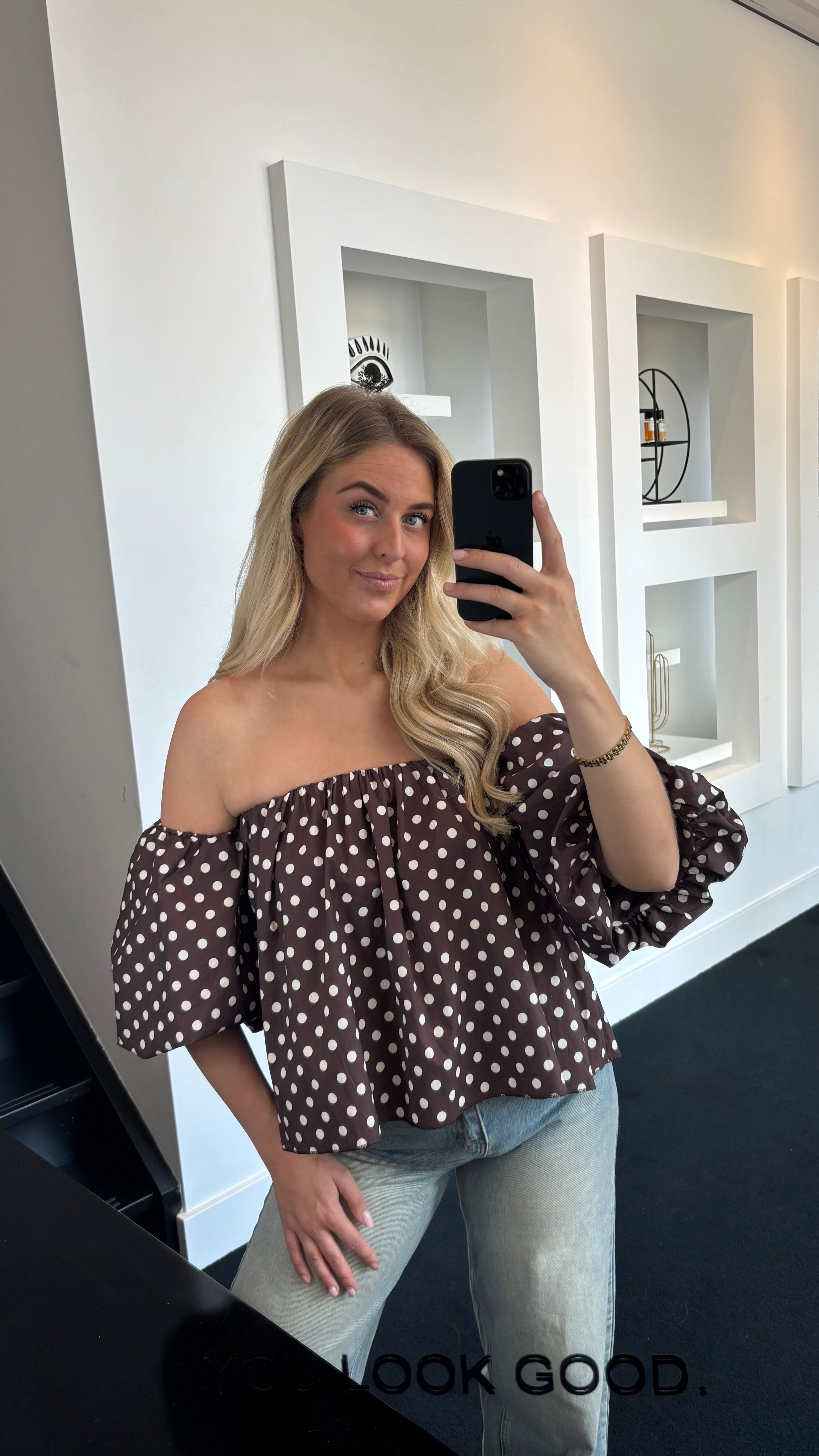The Dottie Darling Top Brown 84052
