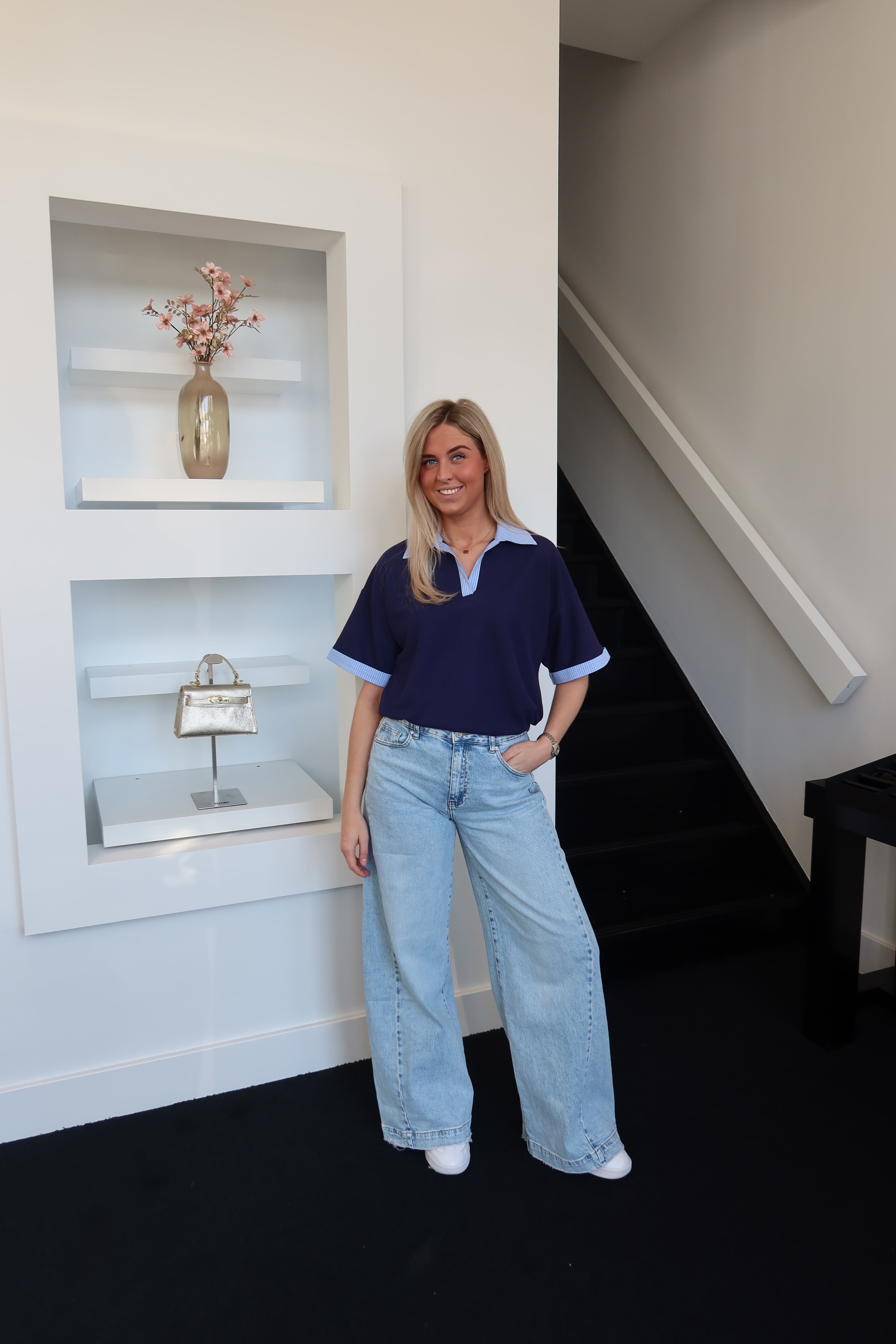 Polo Short Sleeve Navy 5509