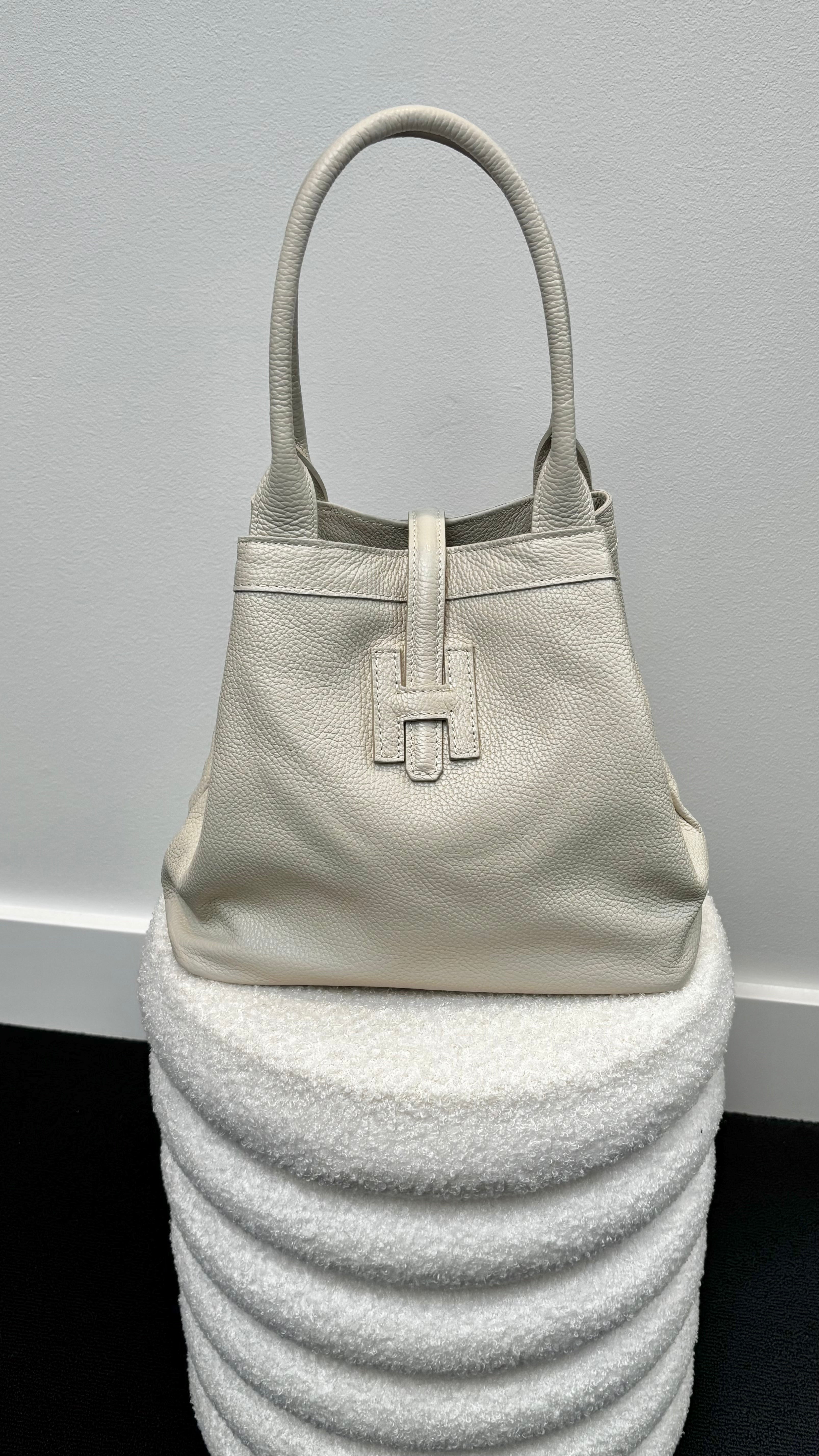 Herma Leather Bag Beige