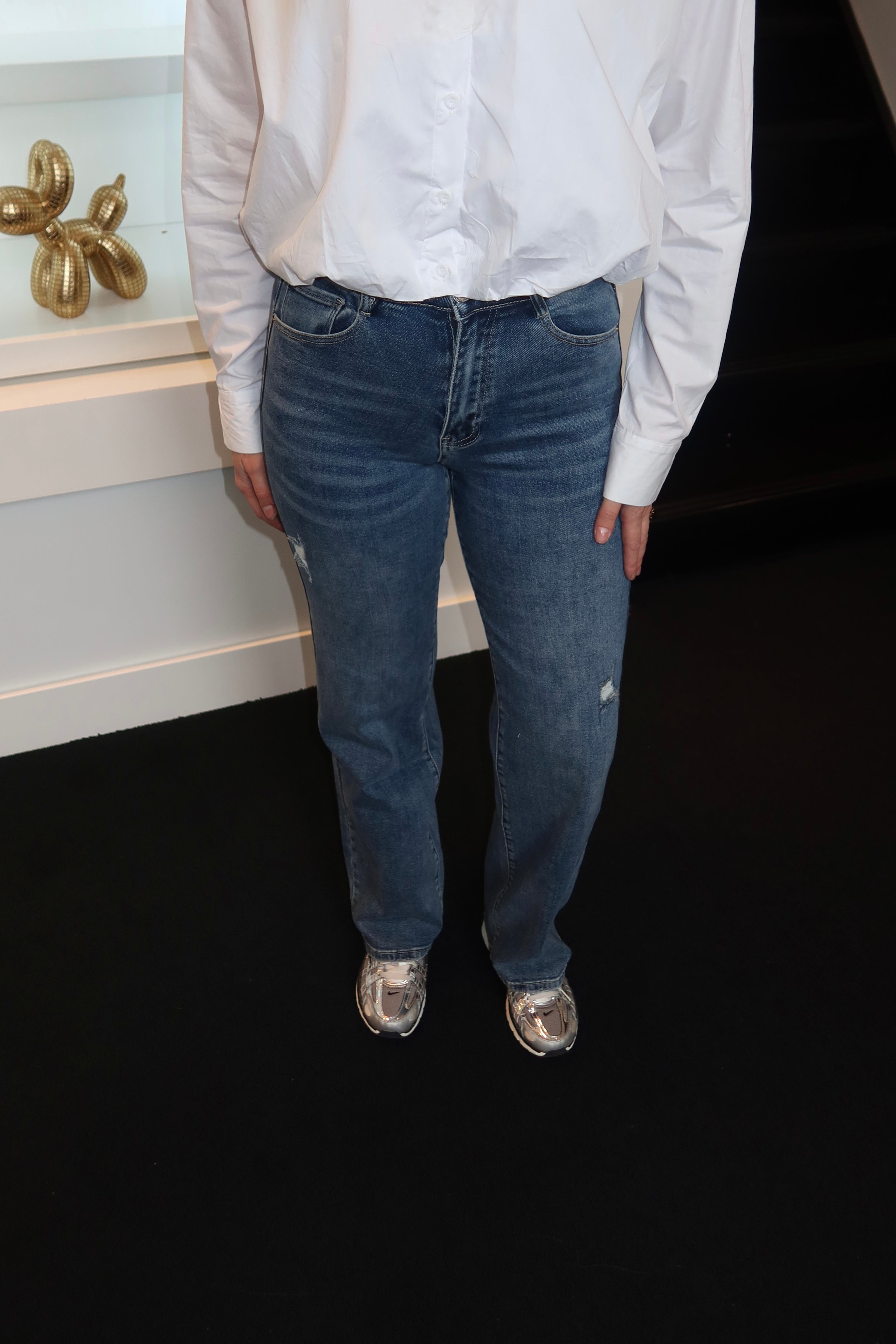 Laulia Wide Leg Extra Long Jeans 6320