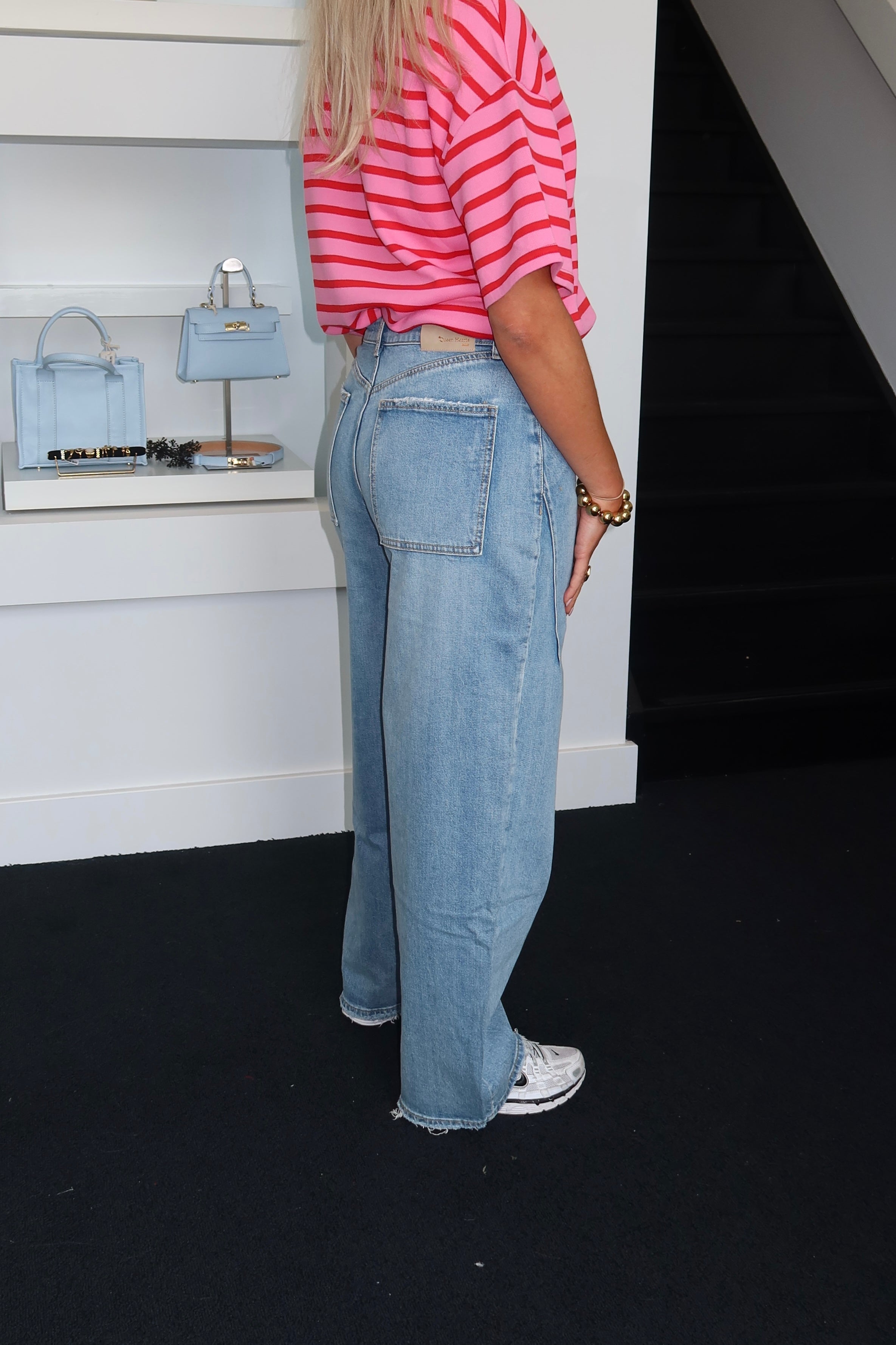 QH Baggy Curve High Waist Jeans 3912