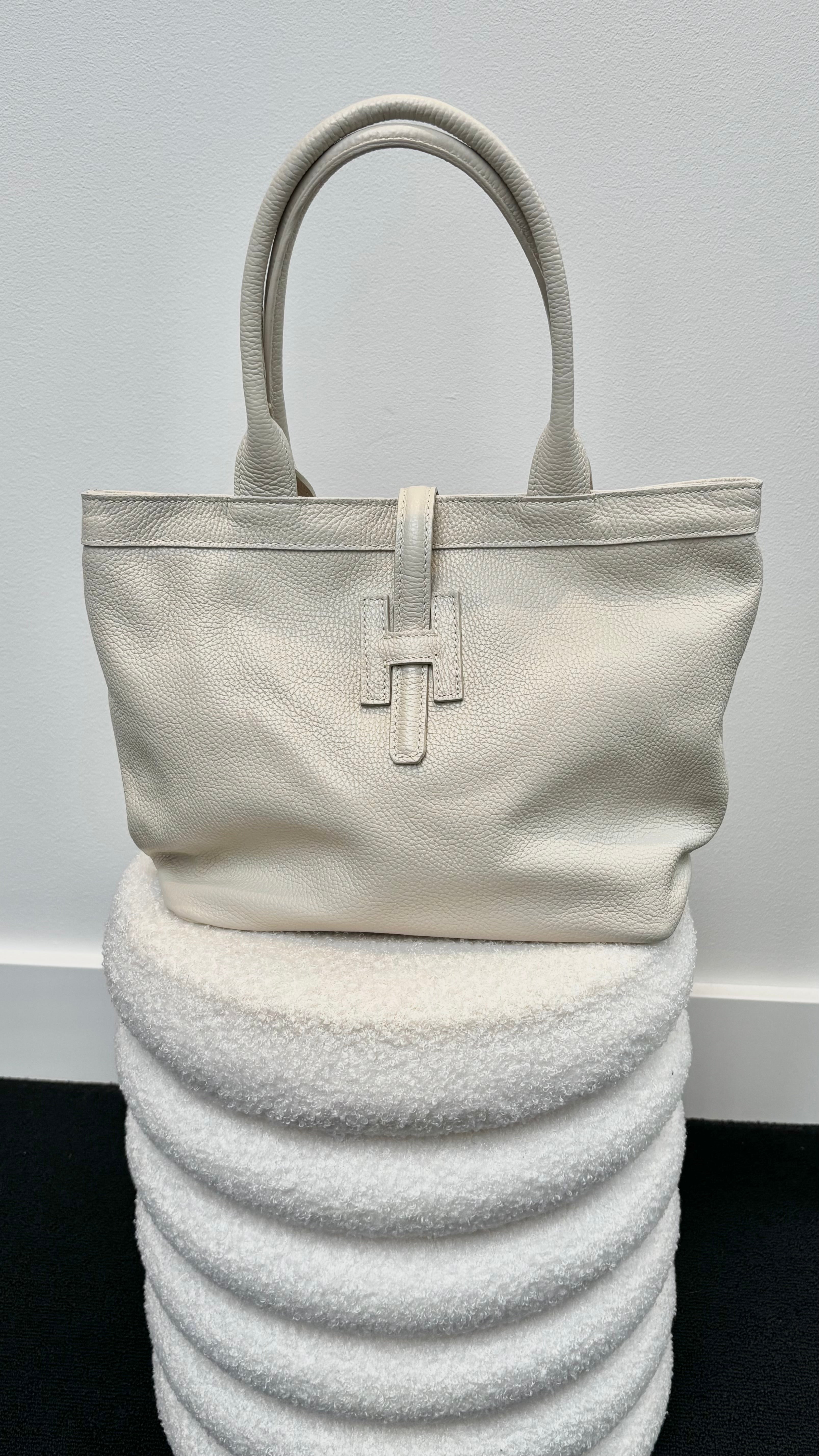 Herma Leather Bag Beige