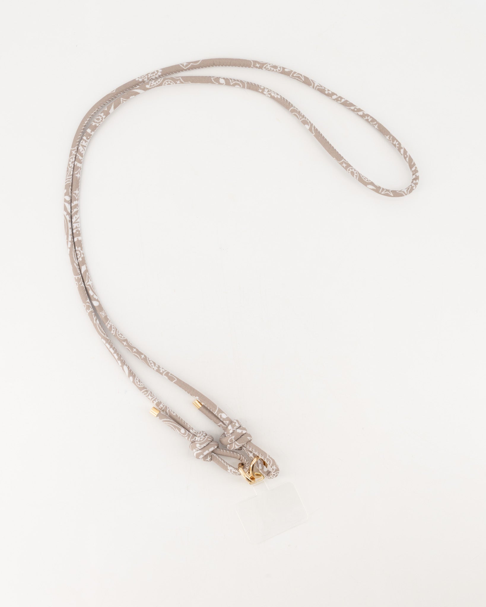 Bandana Taupe Phone Cord