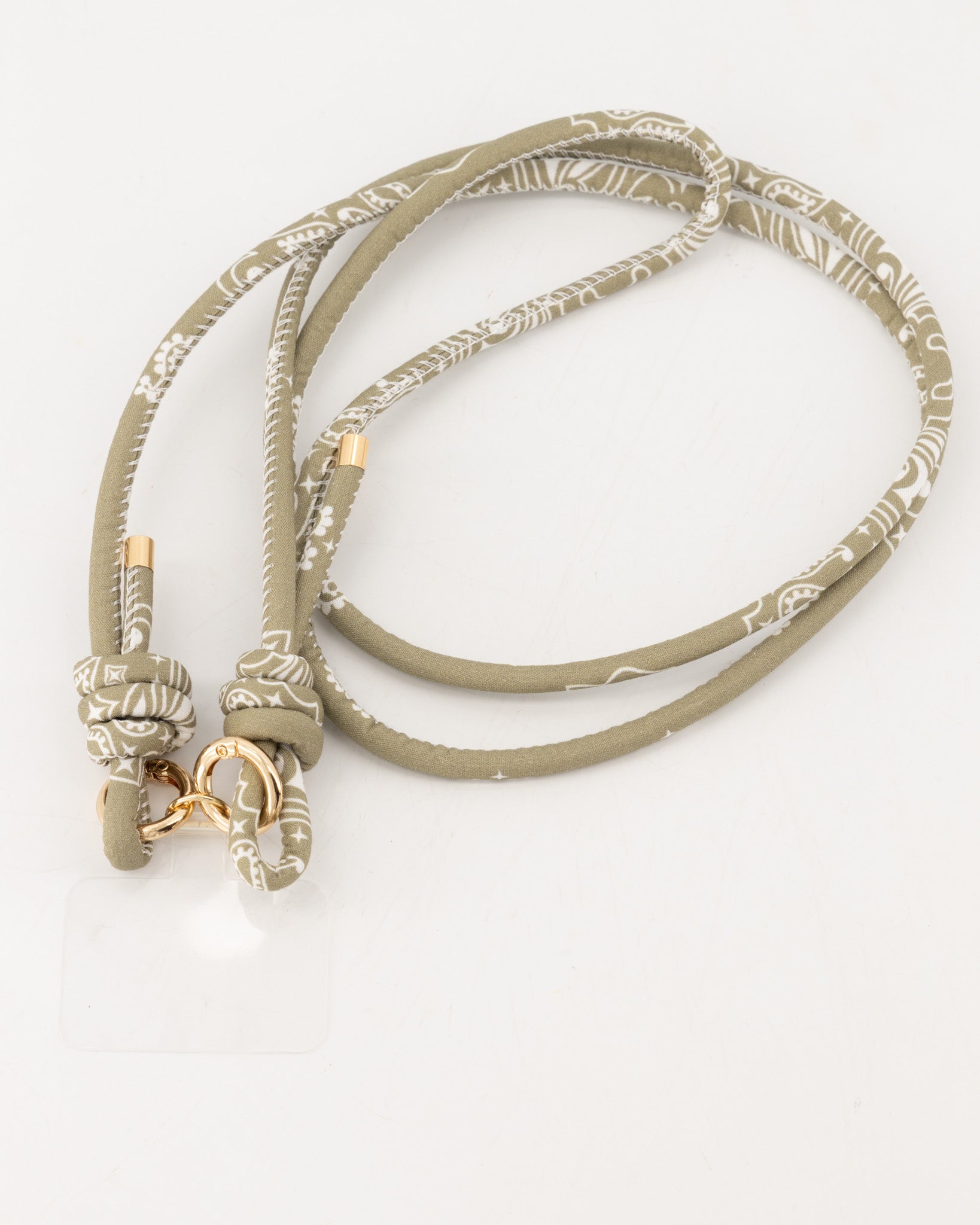 Bandana Moss Green Phone Cord