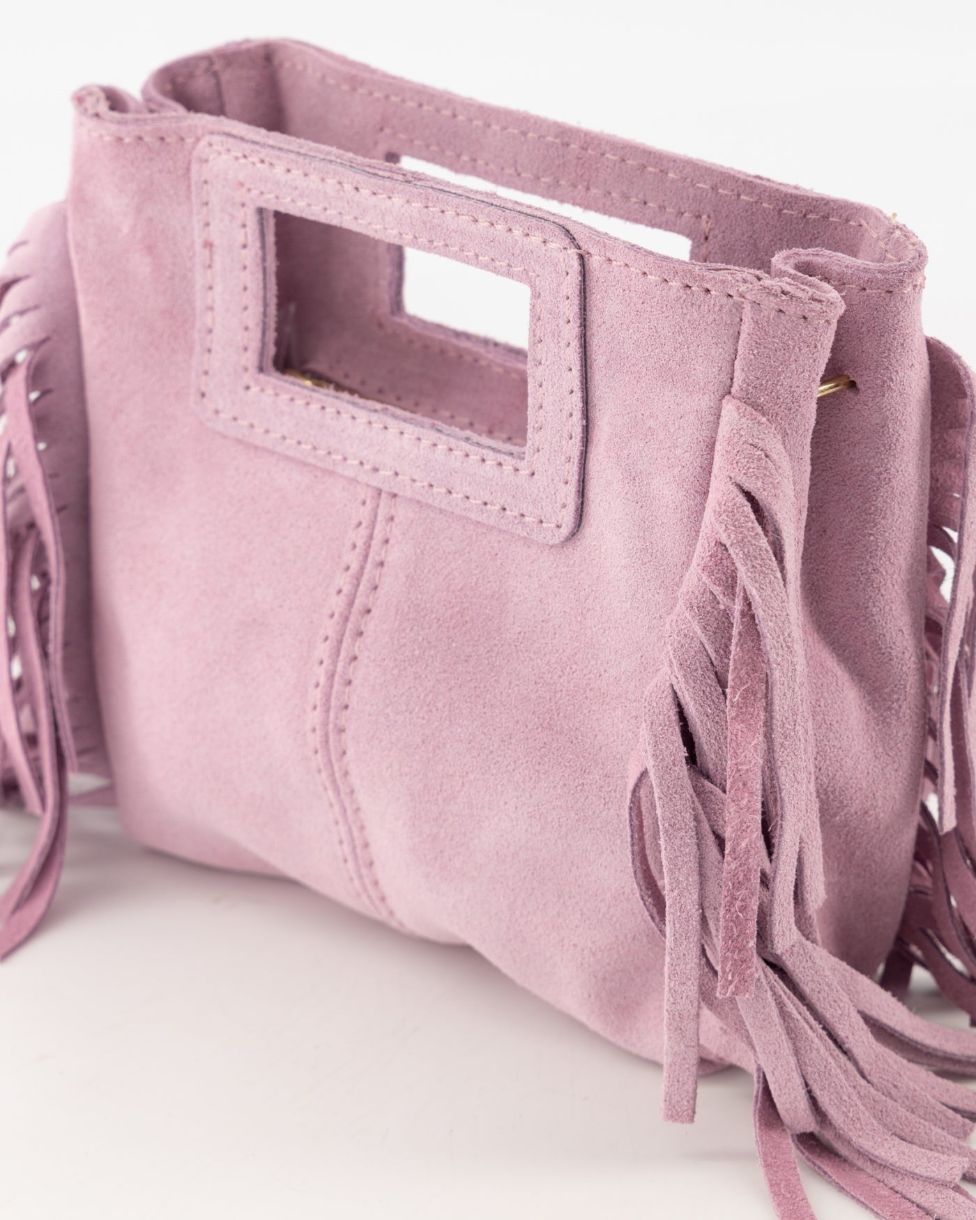 Miss Mini Suede Bag Pastel Pink