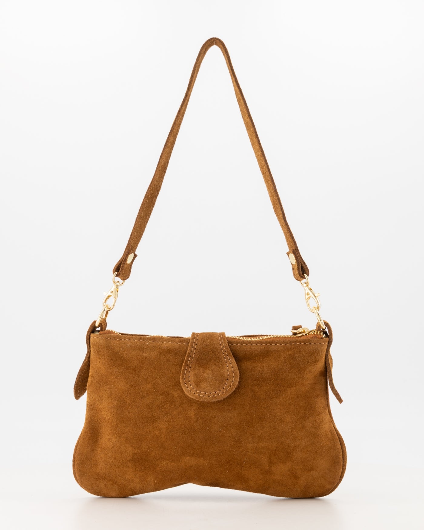 Burnley Suede Bag Cognac