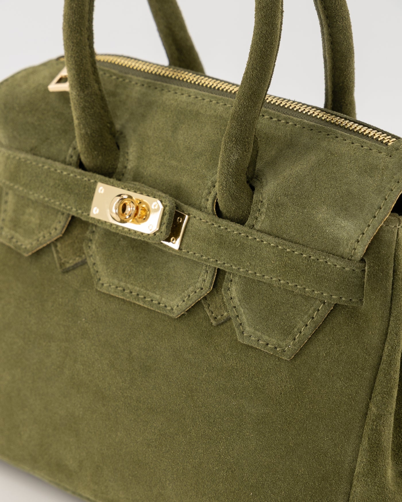 Birdie Small Suede Bag Green