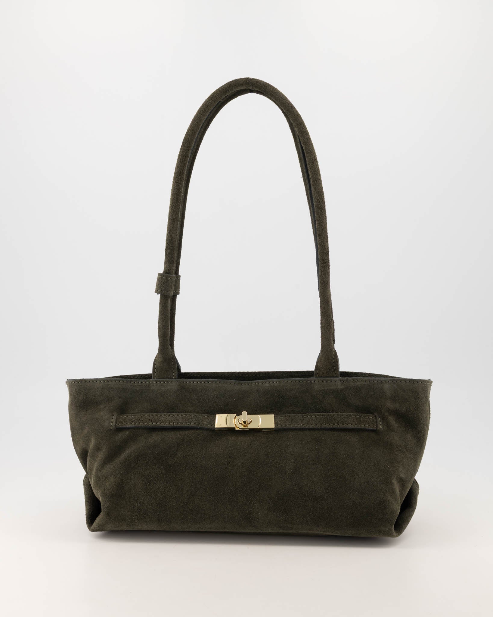 Palma Suede Bag Dark Green