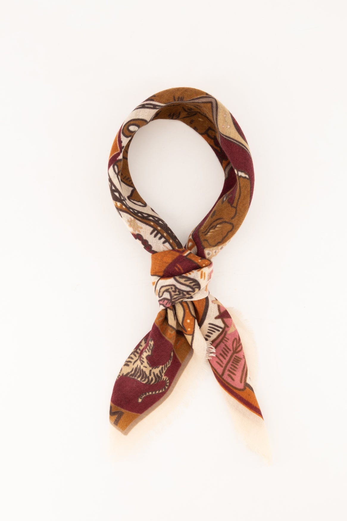 Wild Dreams Scarf Burgundy
