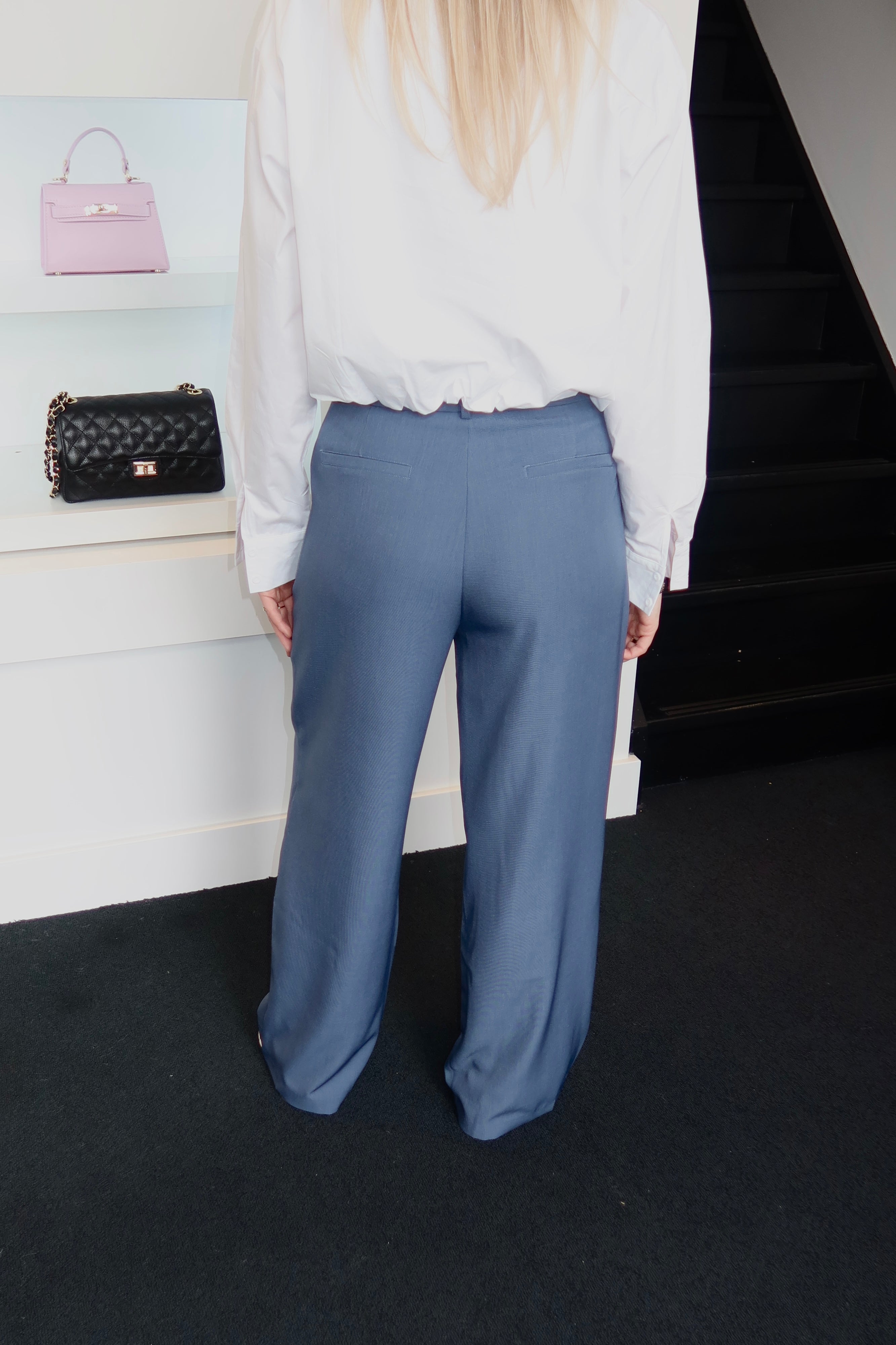 Gris Pantalon Jeans Blue