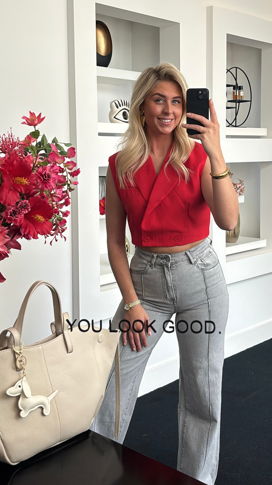 Cherry Gilet Red 278