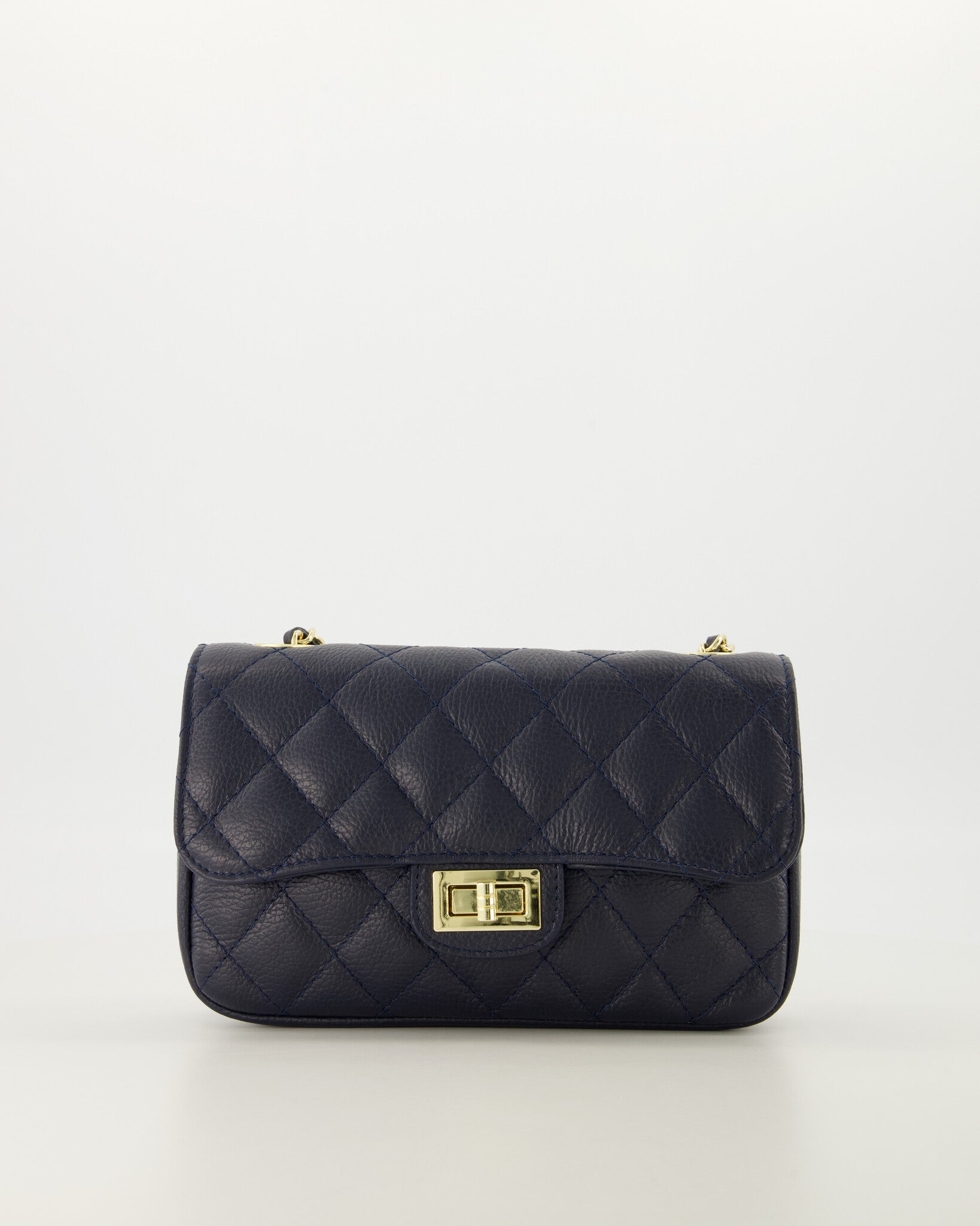 Sophia Leather Bag Navy