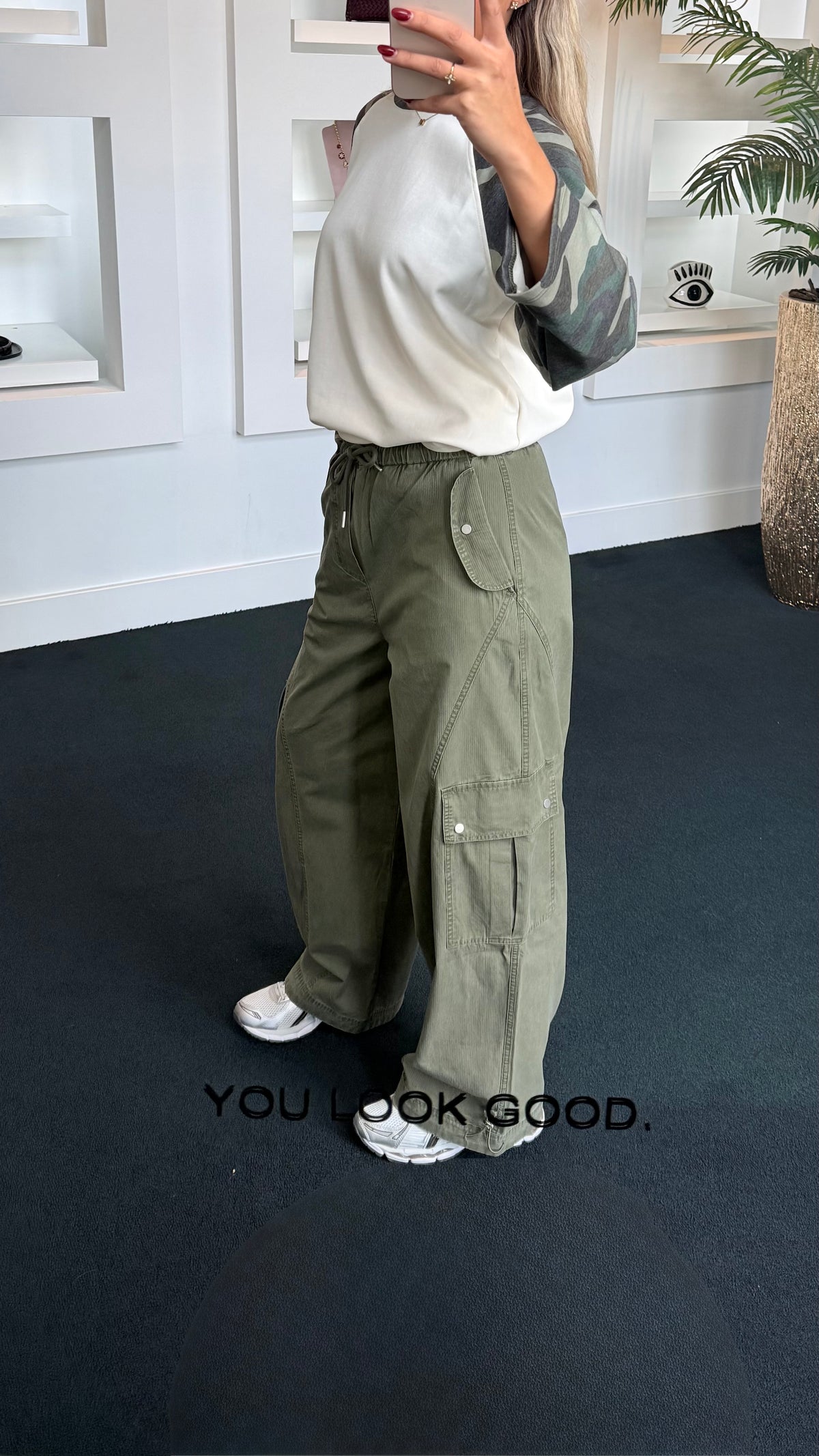Ambika Freya Cargo Pants Khaki