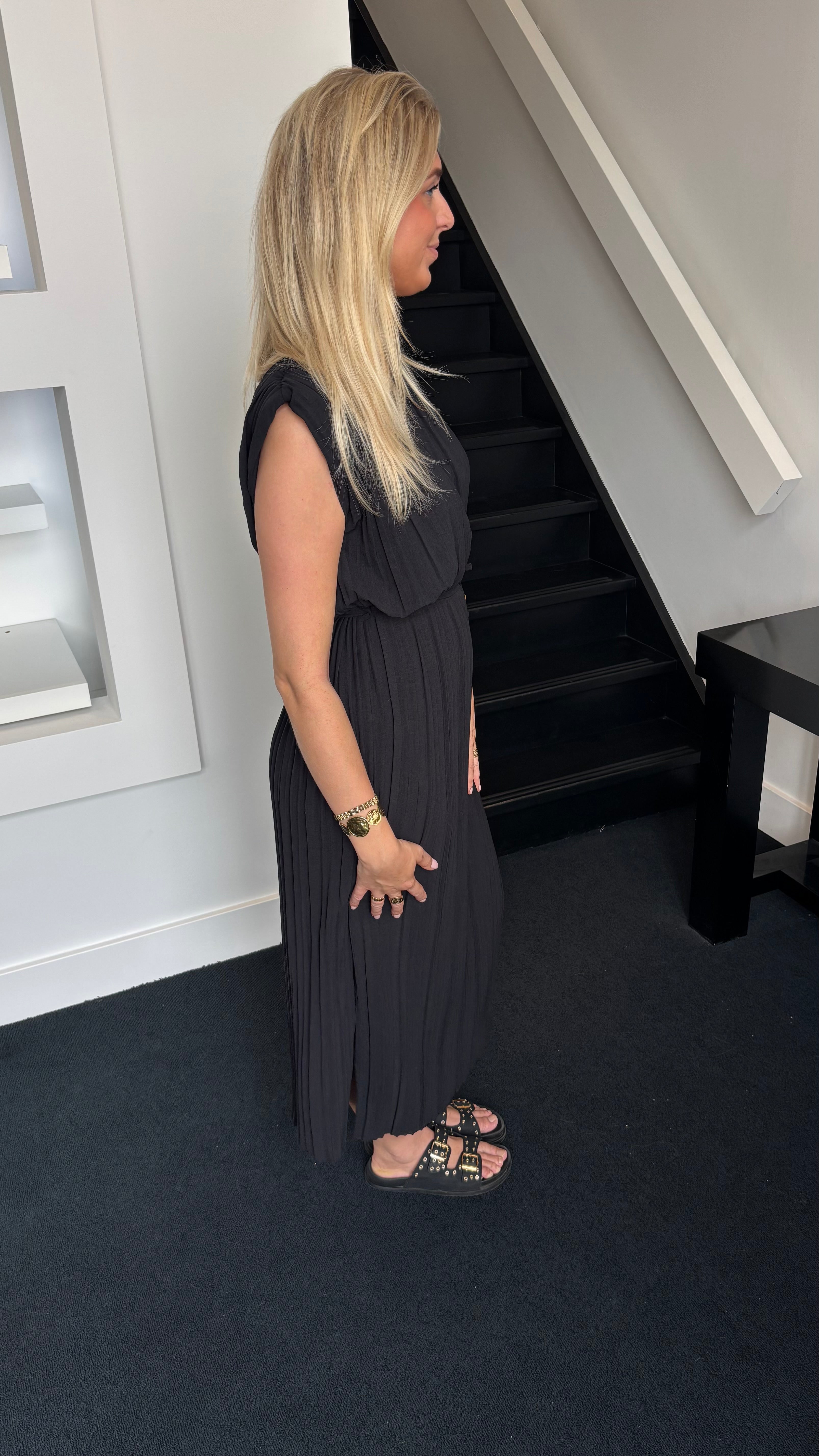 Athena Dress Black