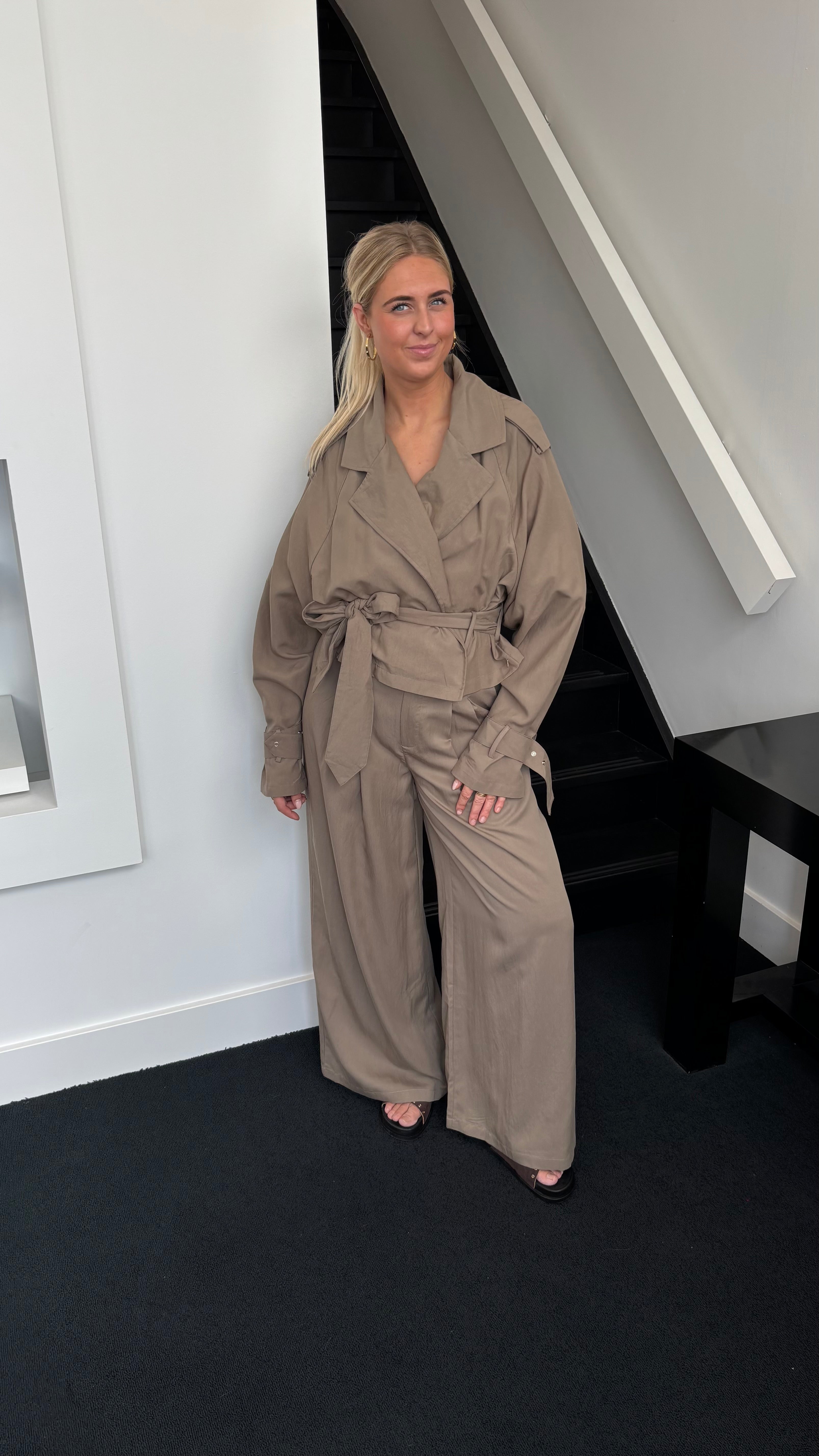 Olive Trench Coat