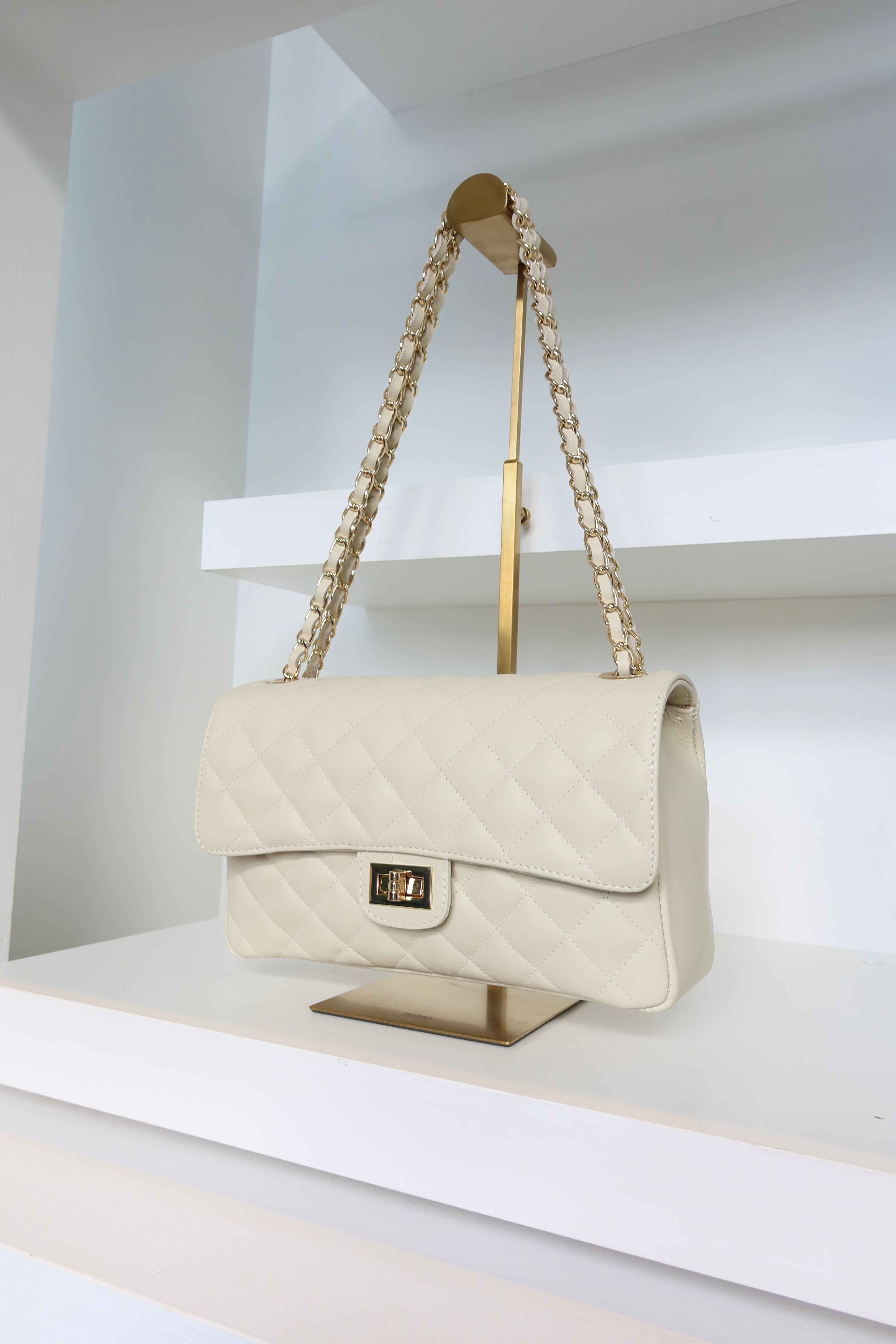 Audrey Medium Bag Ecru