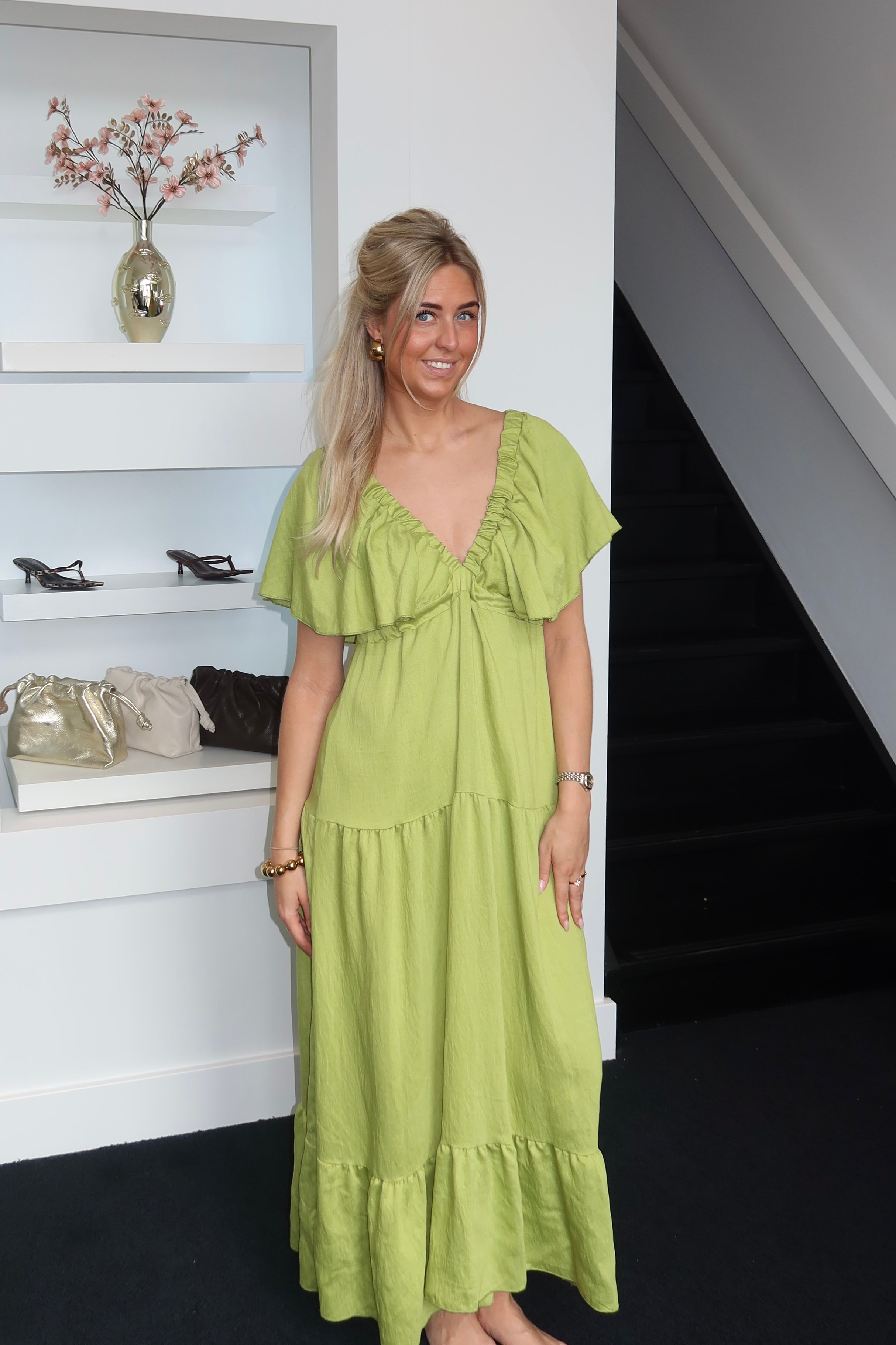Bonita Dress Lime Green 5278