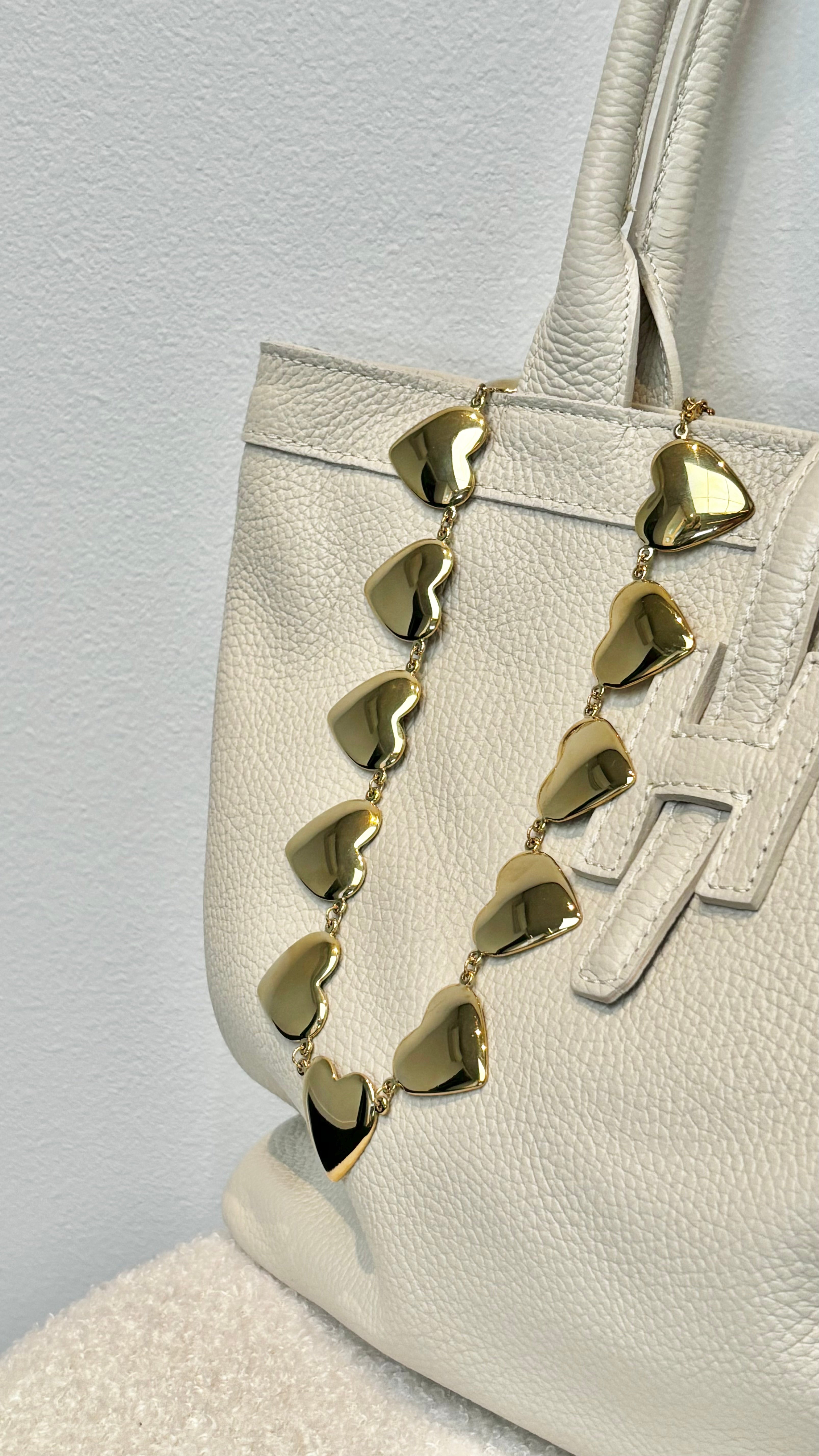 Elisa Heart Necklace Gold