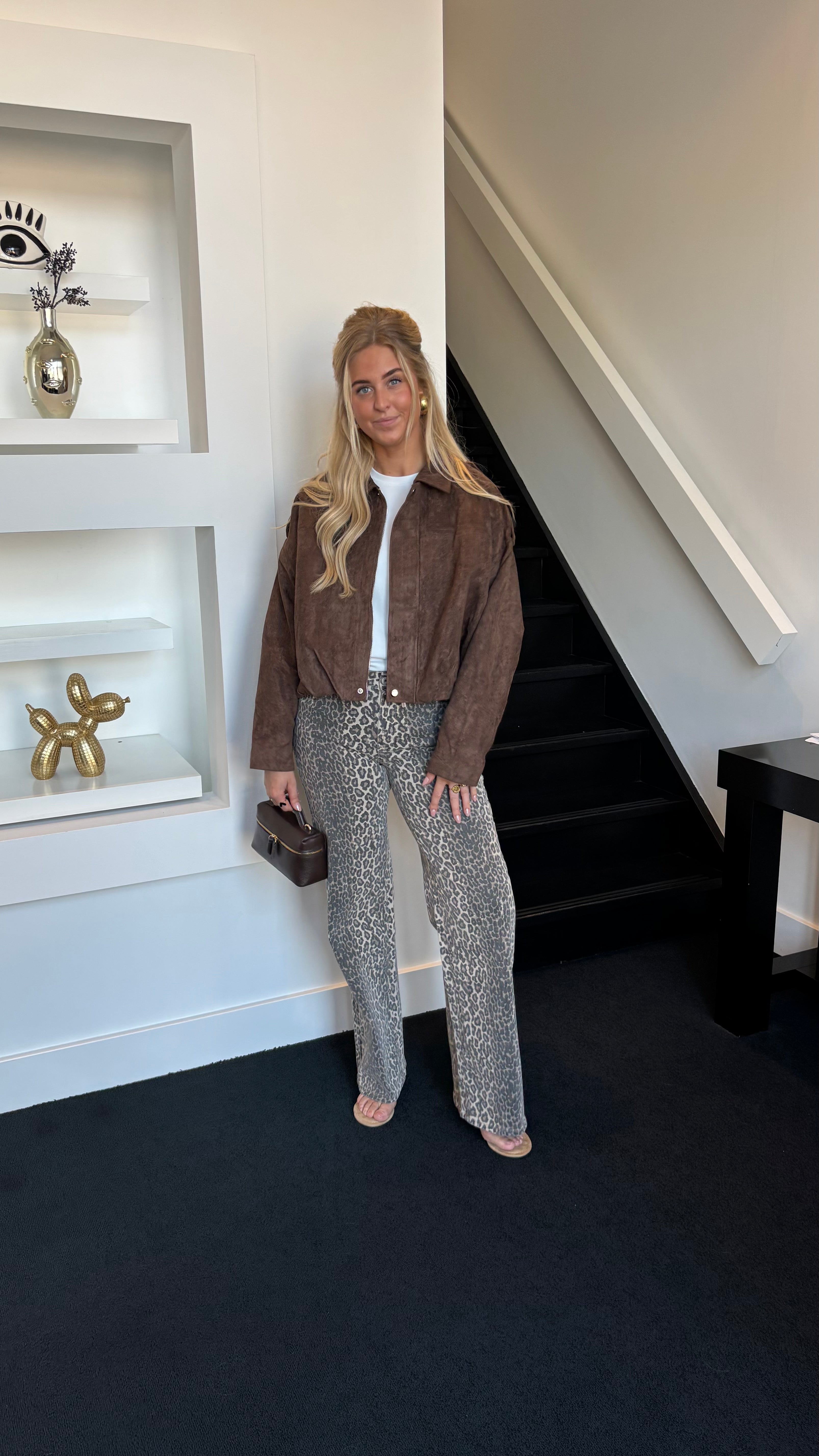 PRE ORDER Suède Jacket Brown 2526