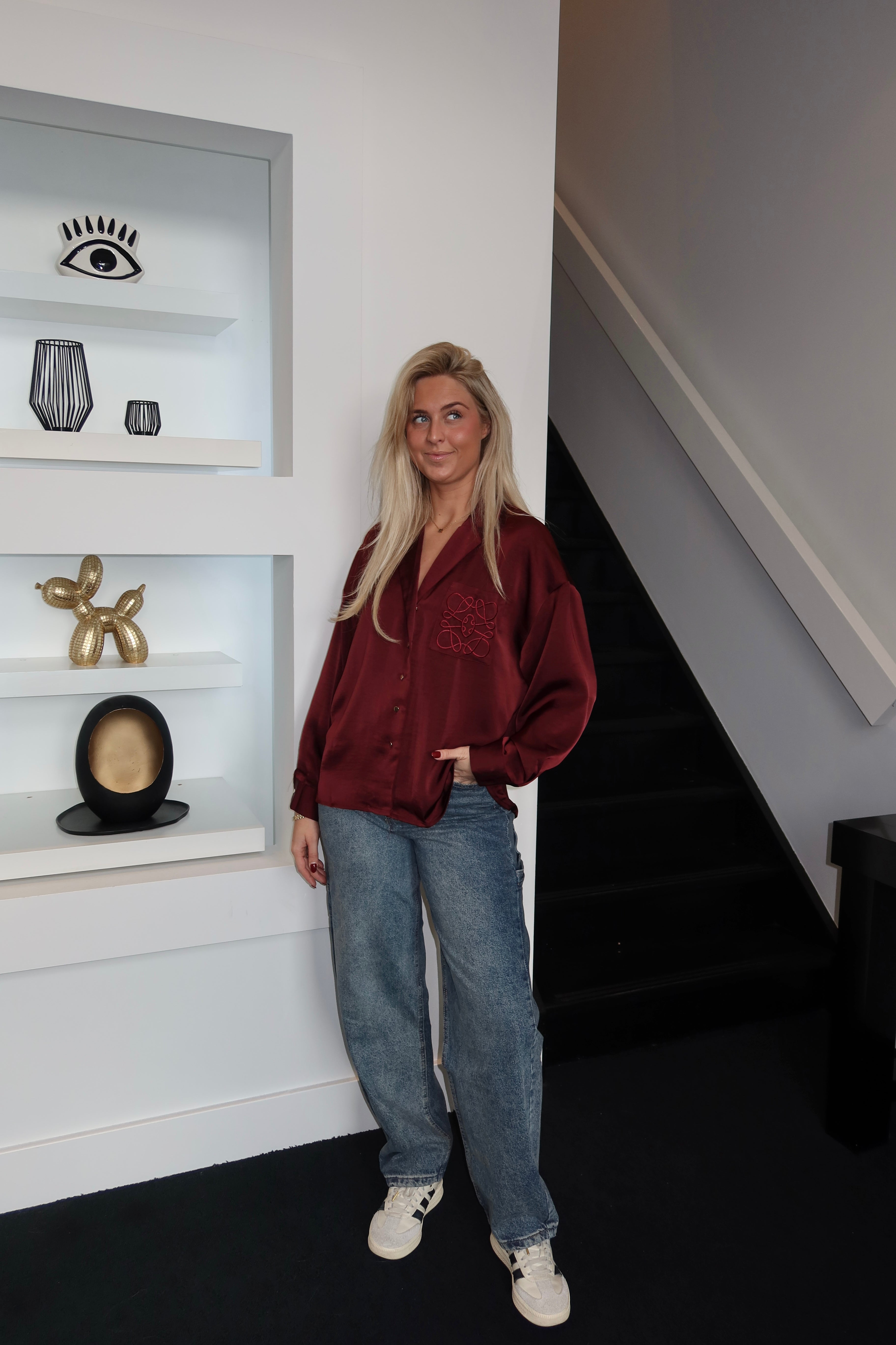 Maeve Blouse Bordeaux 35