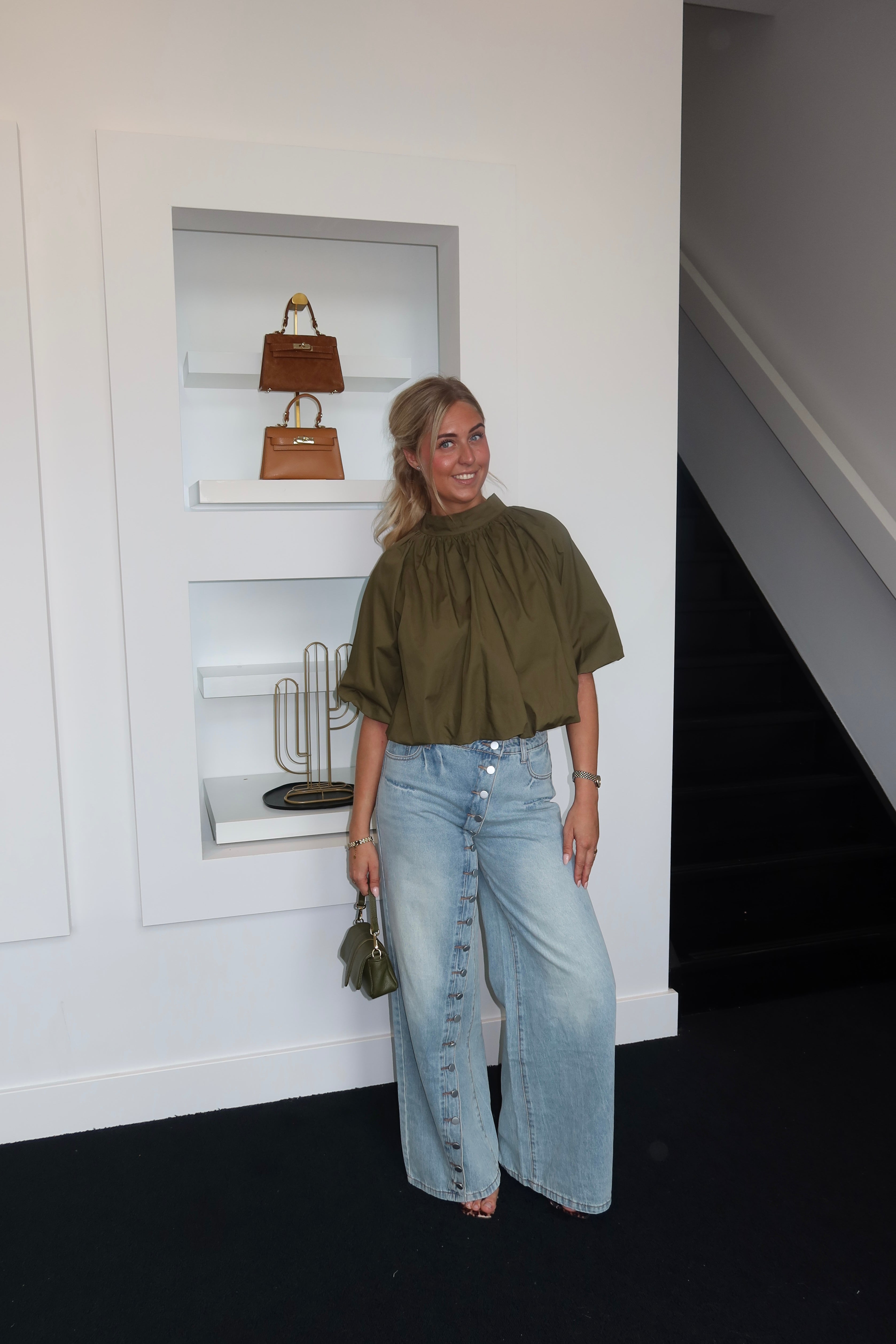 Aimée Blouse Olive