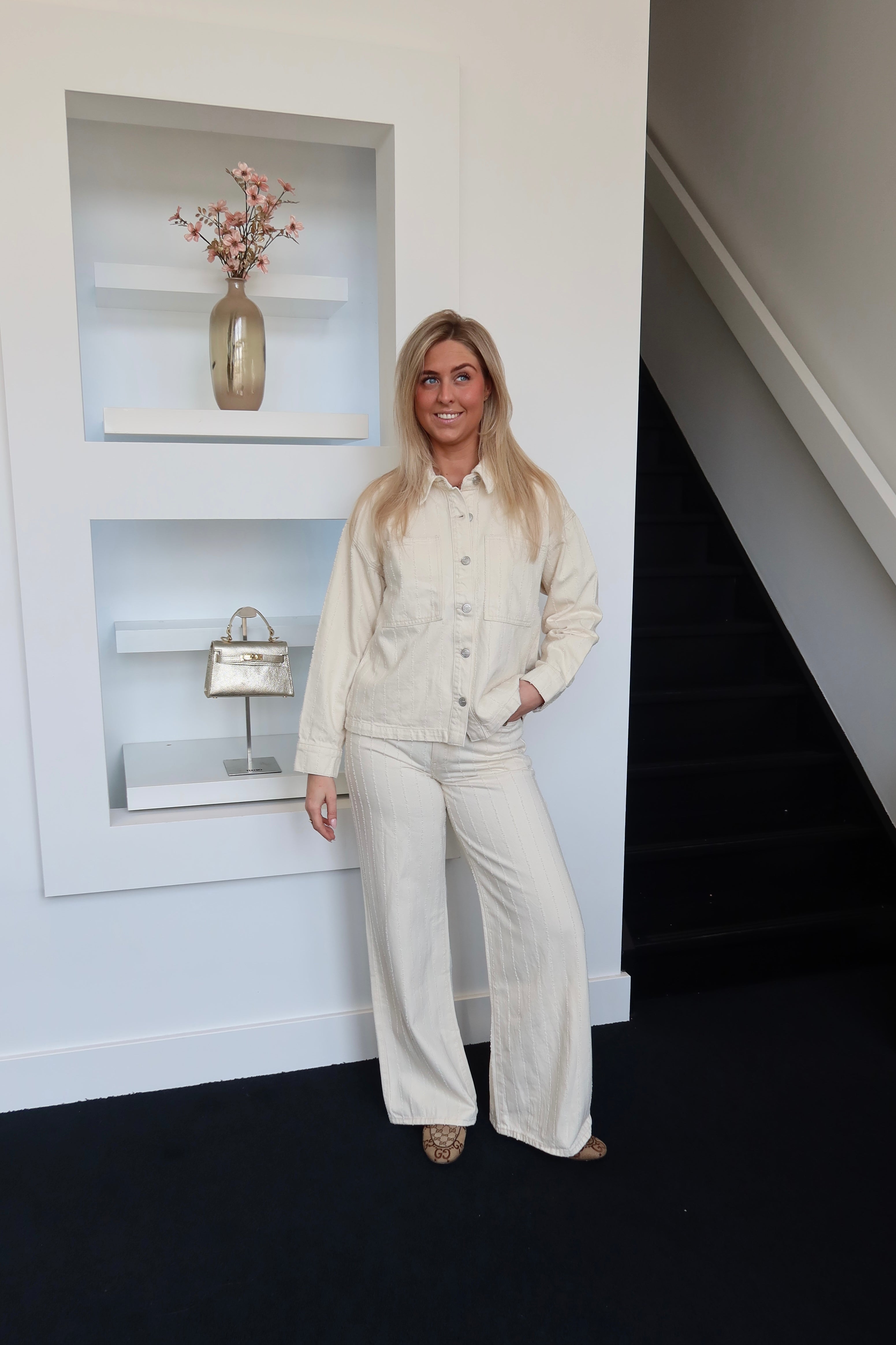 Kiki Denim Jacket Beige 3892