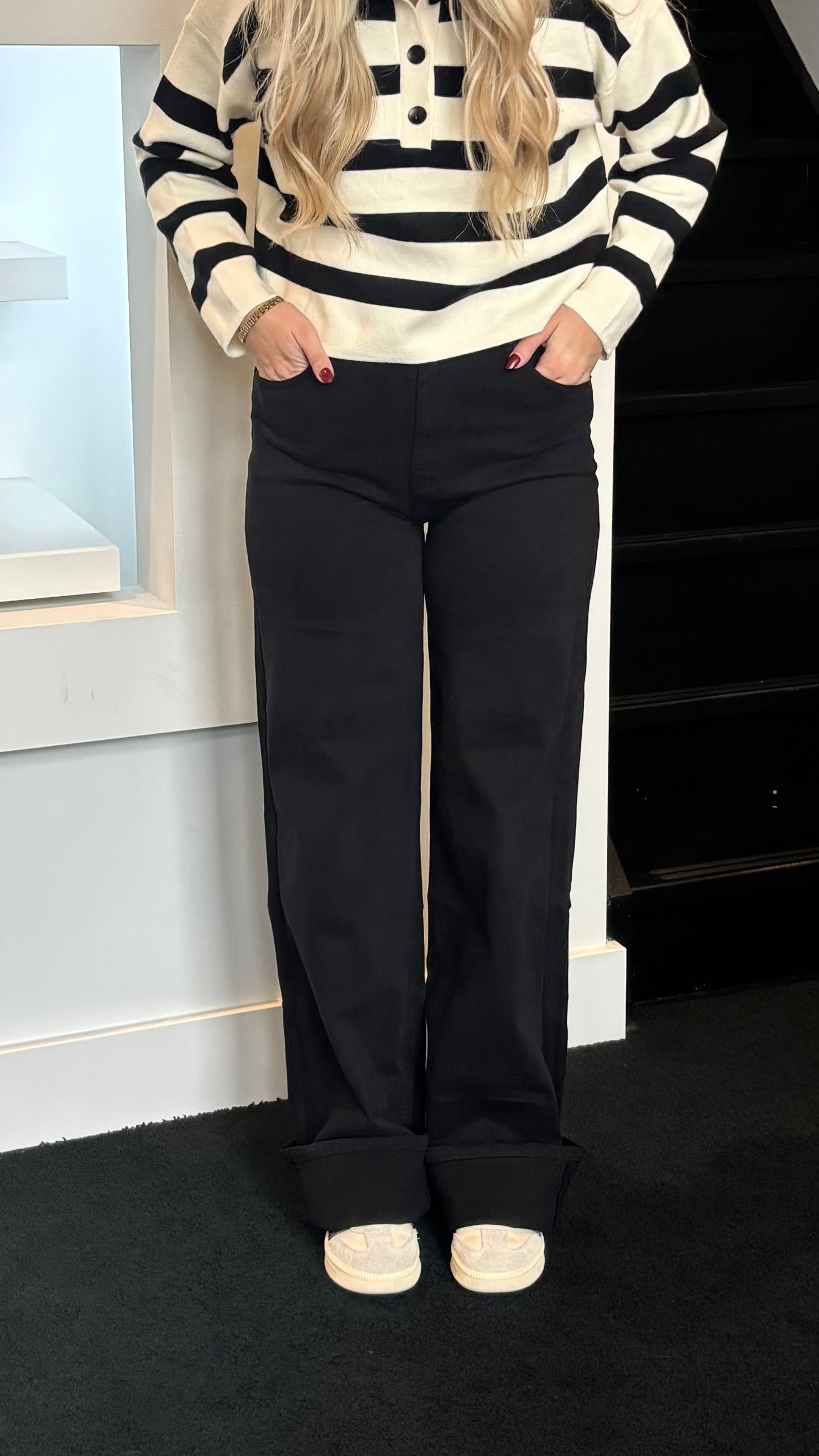 PRE ORDER Laulia Super Stretch Black Jeans 3356