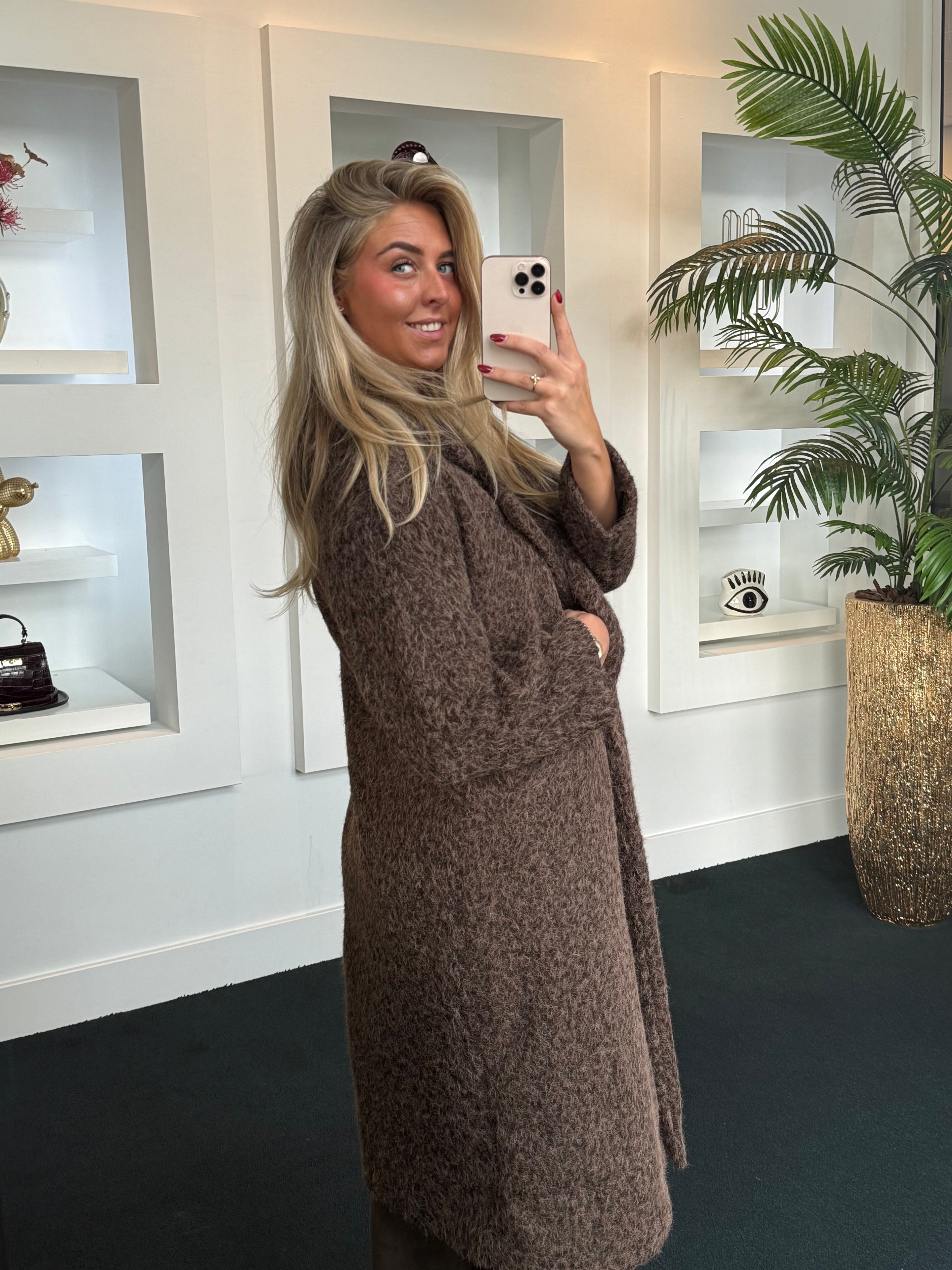 Cleo Coat Brown
