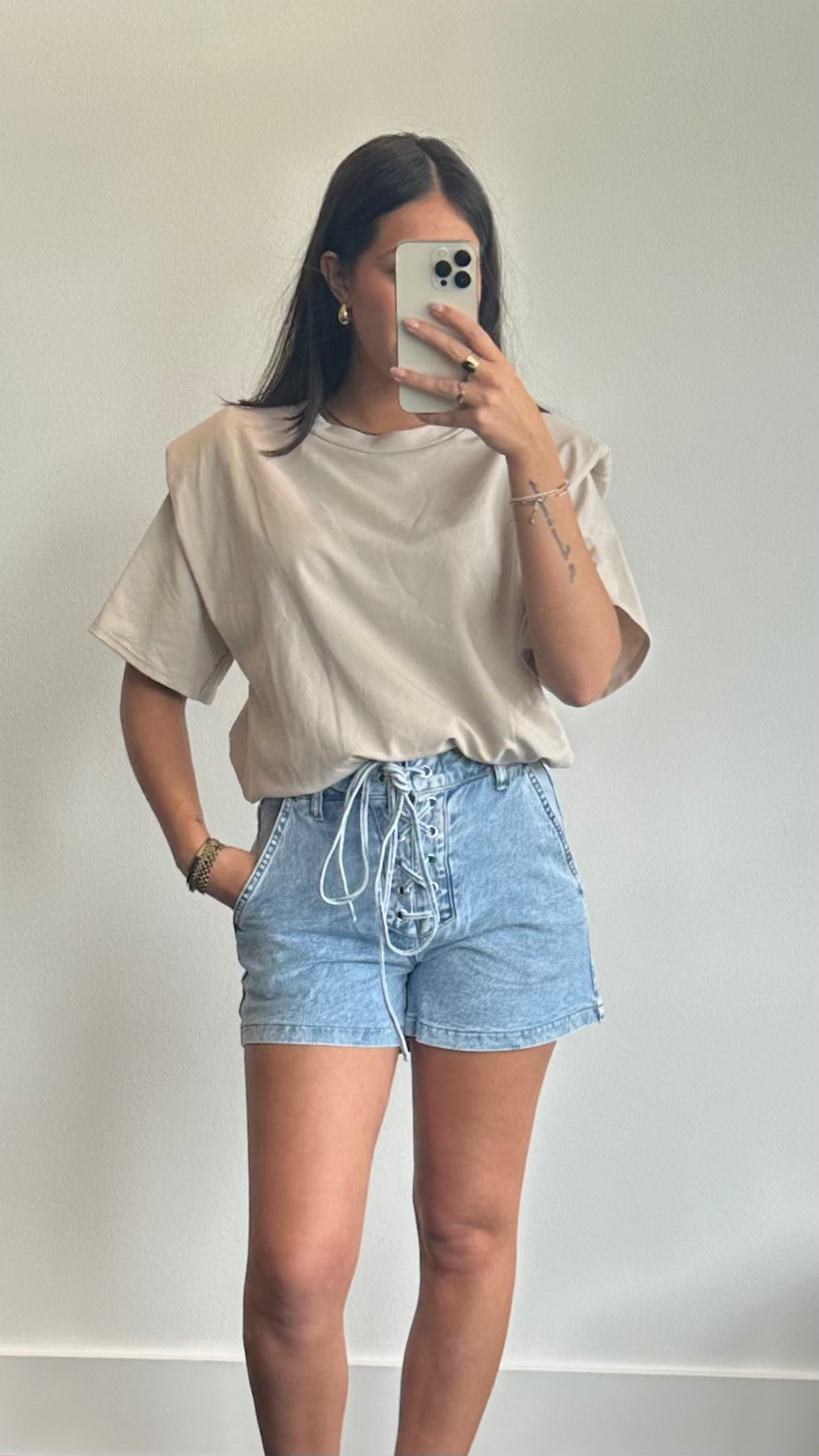 Tie Up Short Blue 3736